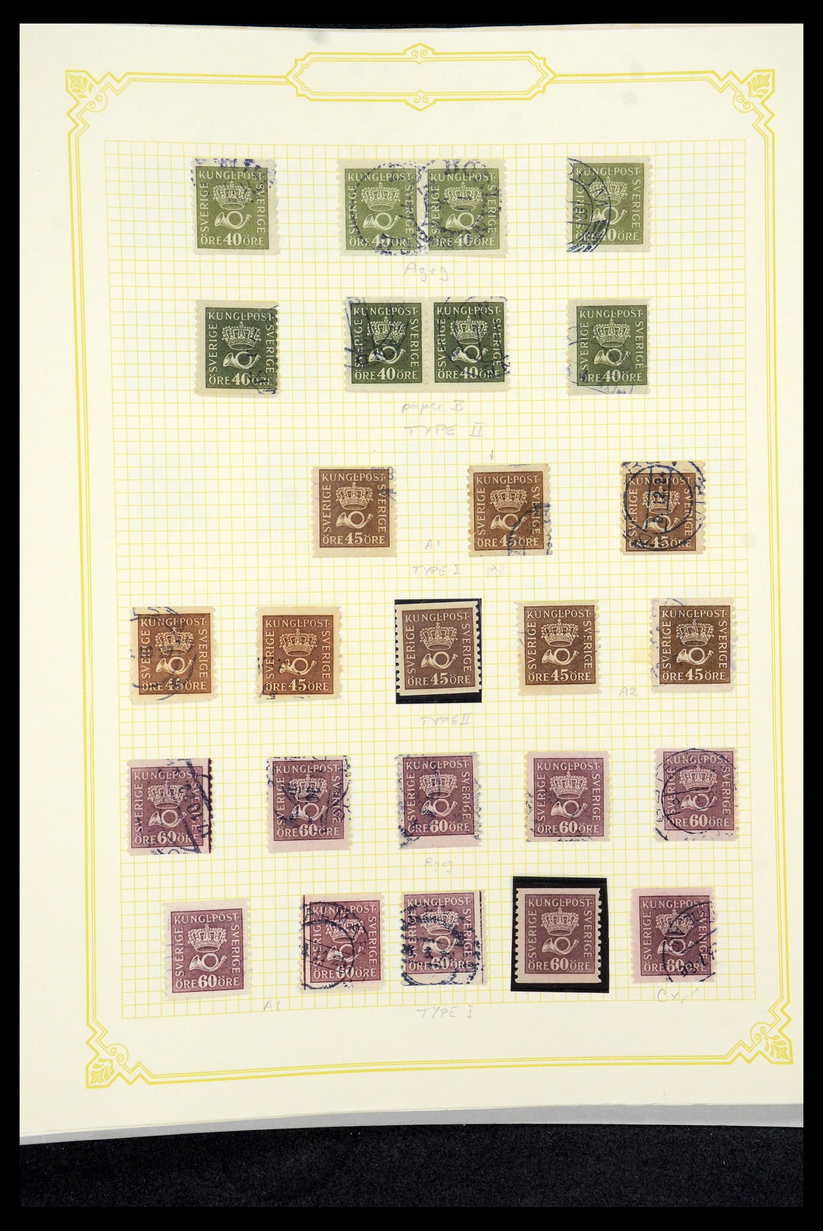 35649 091 - Postzegelverzameling 35649 Zweden 1858-1997.