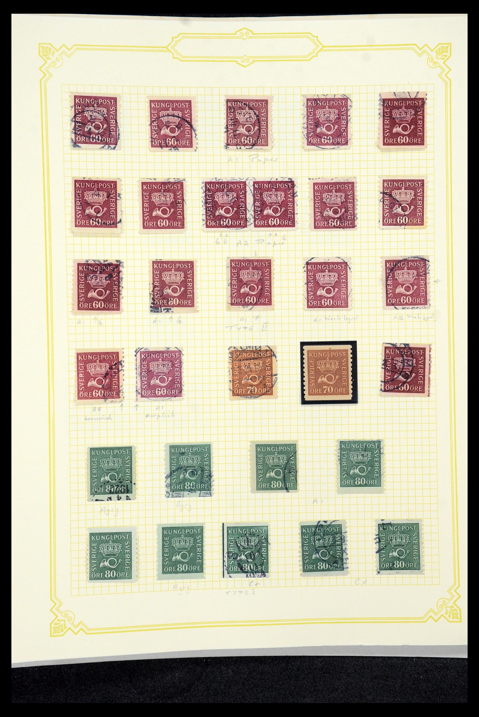 35649 092 - Postzegelverzameling 35649 Zweden 1858-1997.