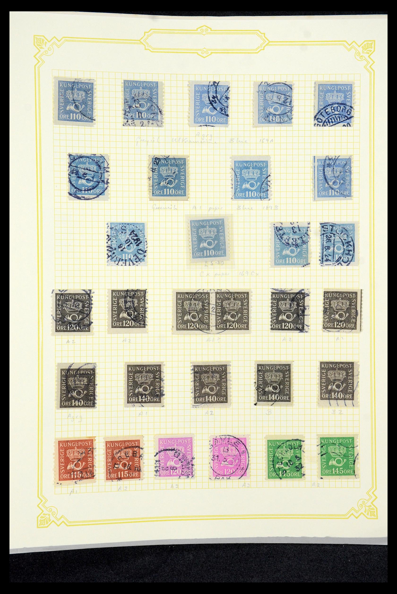 35649 094 - Postzegelverzameling 35649 Zweden 1858-1997.