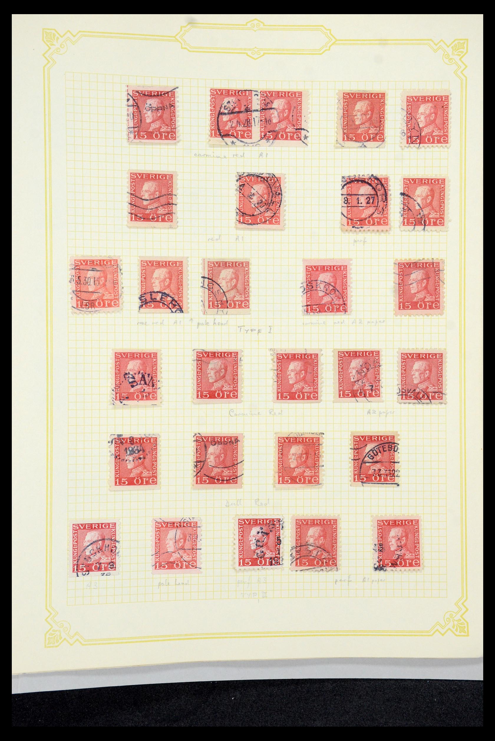 35649 097 - Postzegelverzameling 35649 Zweden 1858-1997.