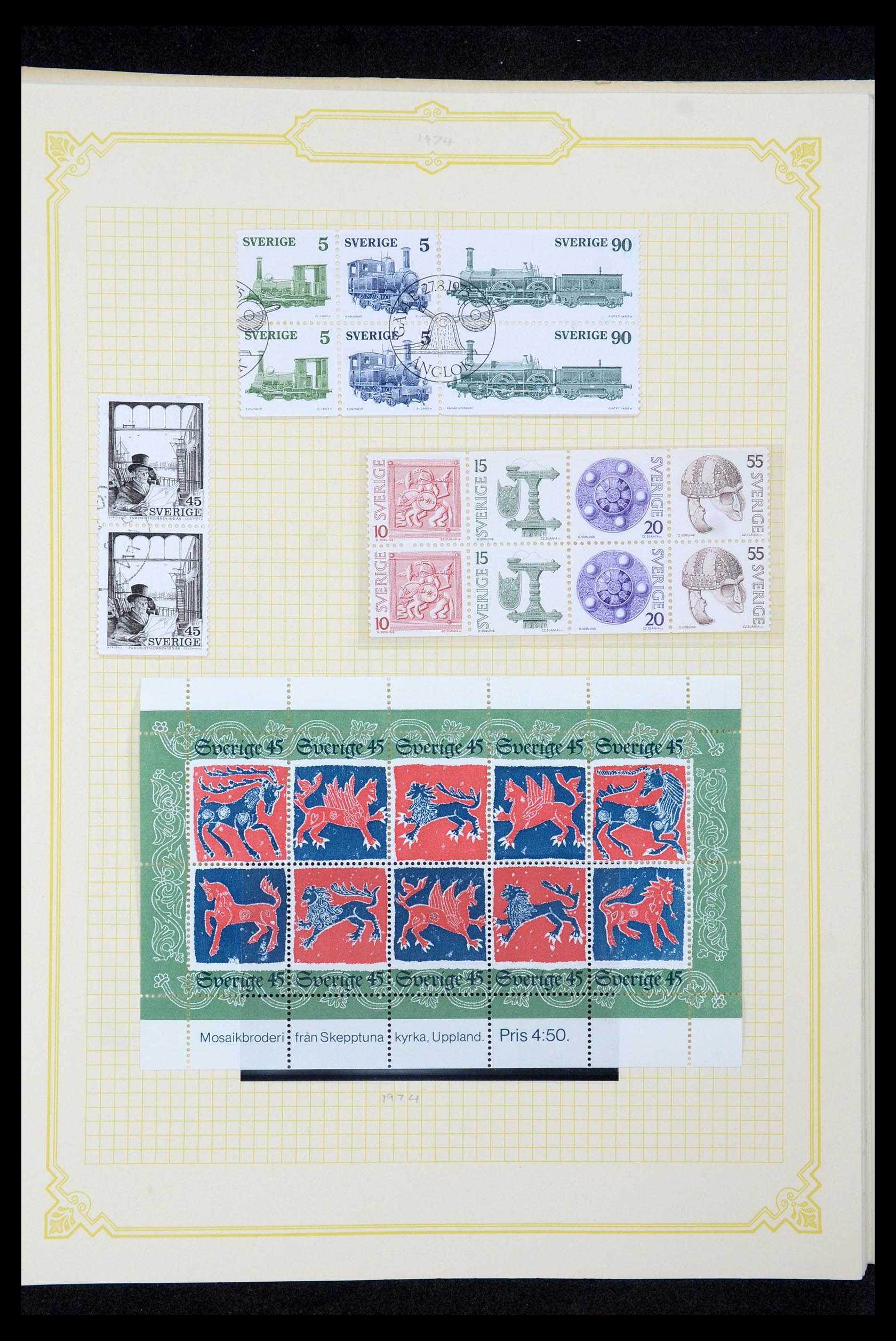 35649 164 - Stamp Collection 35649 Sweden 1858-1997.