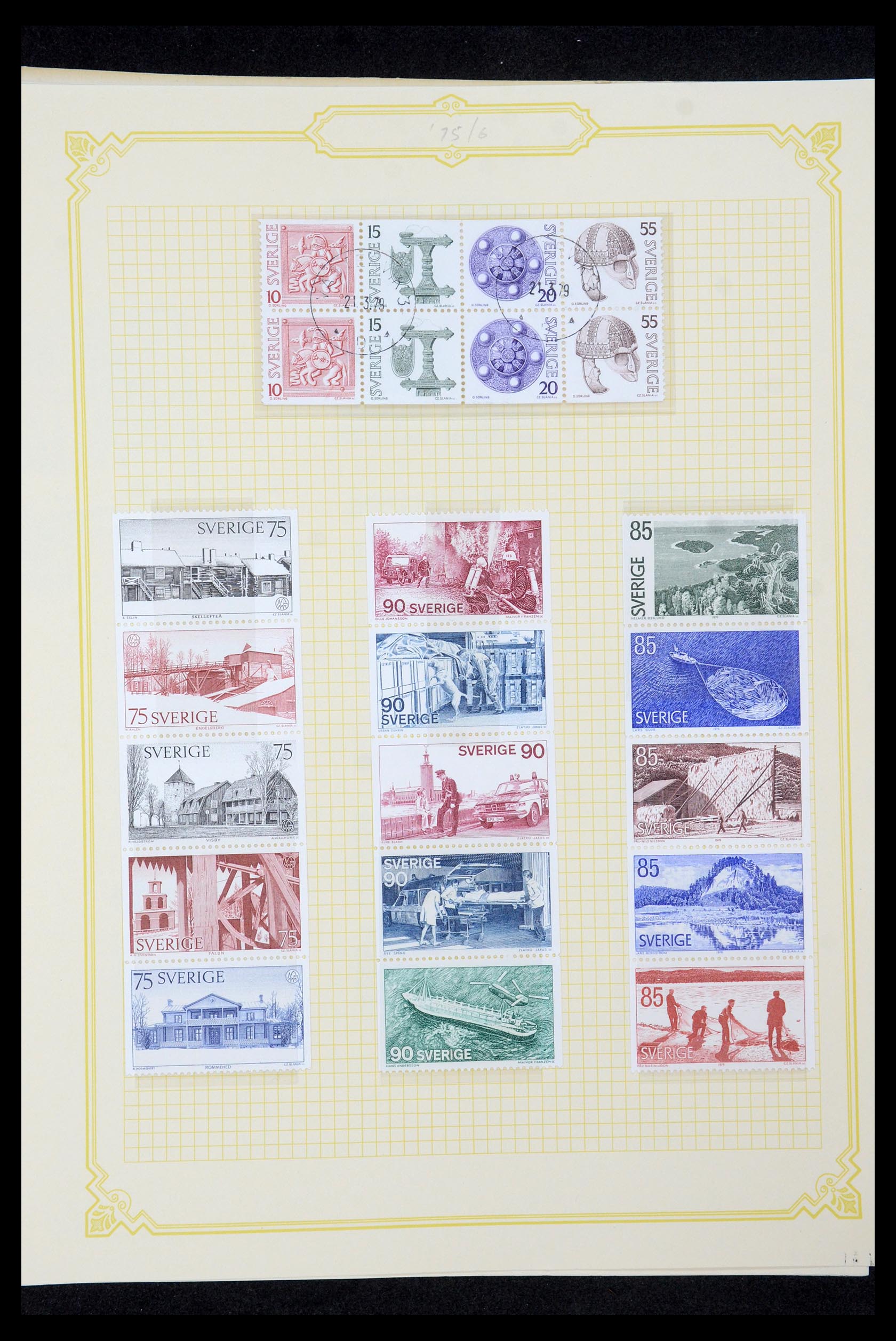 35649 165 - Postzegelverzameling 35649 Zweden 1858-1997.