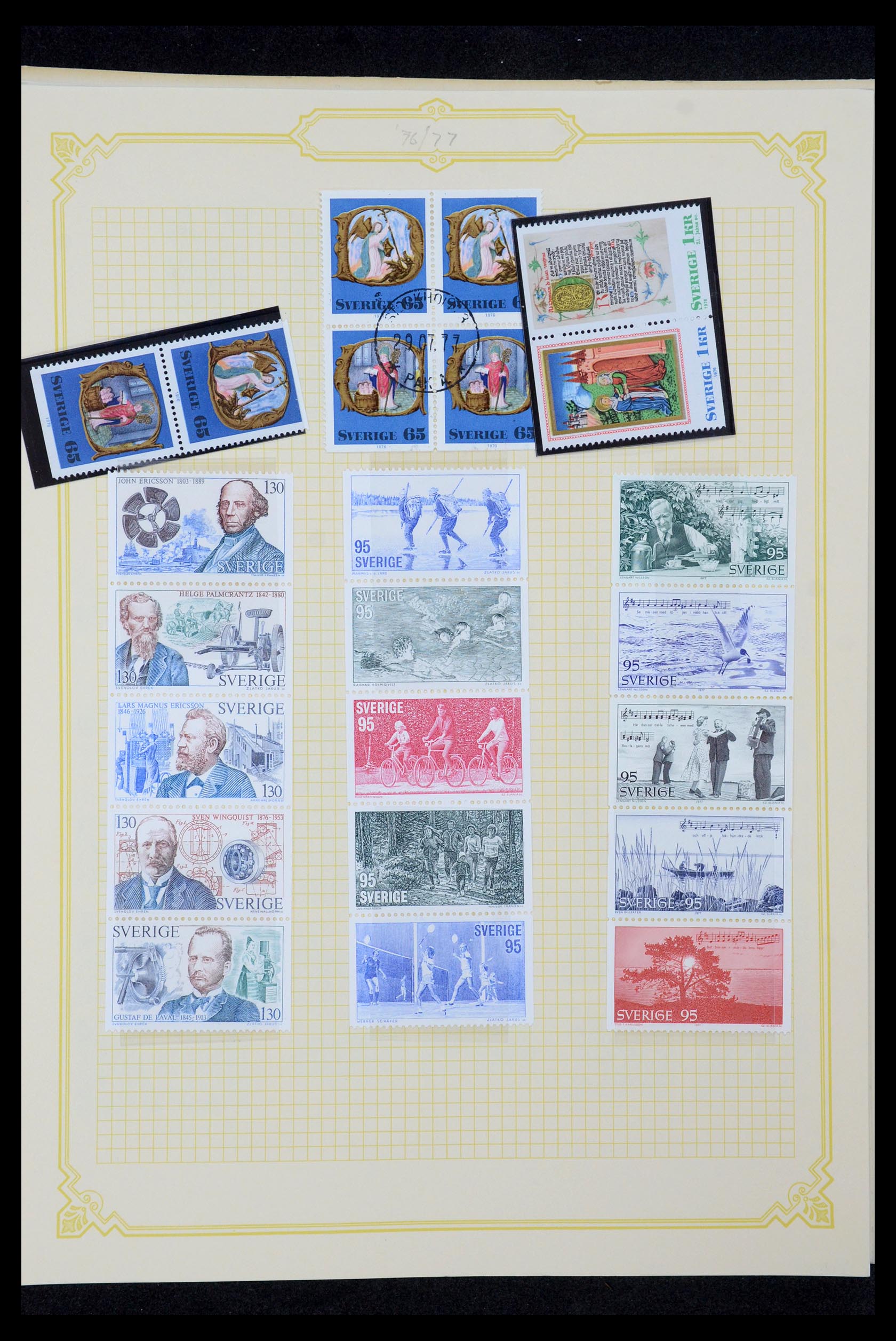 35649 166 - Stamp Collection 35649 Sweden 1858-1997.