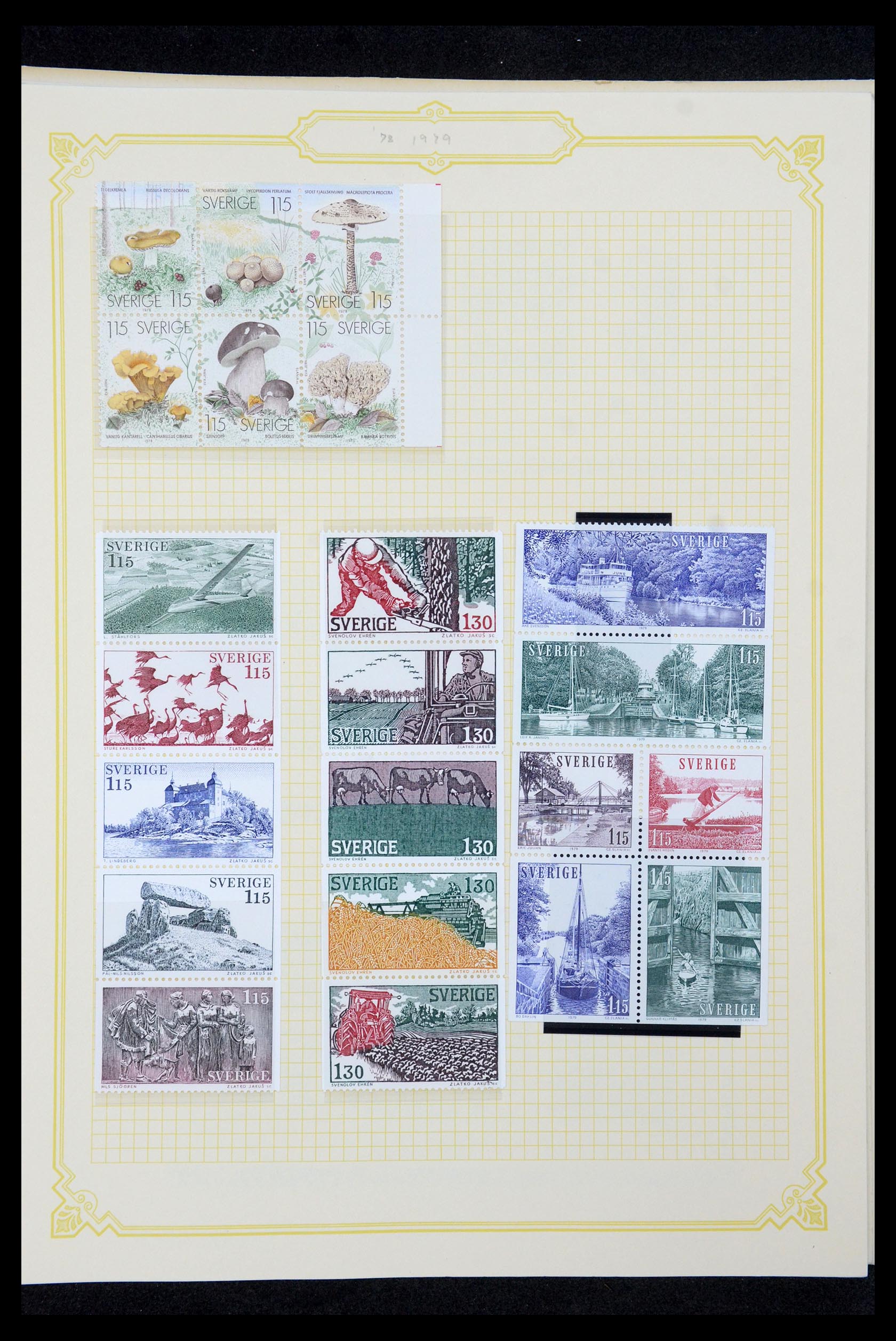 35649 168 - Postzegelverzameling 35649 Zweden 1858-1997.
