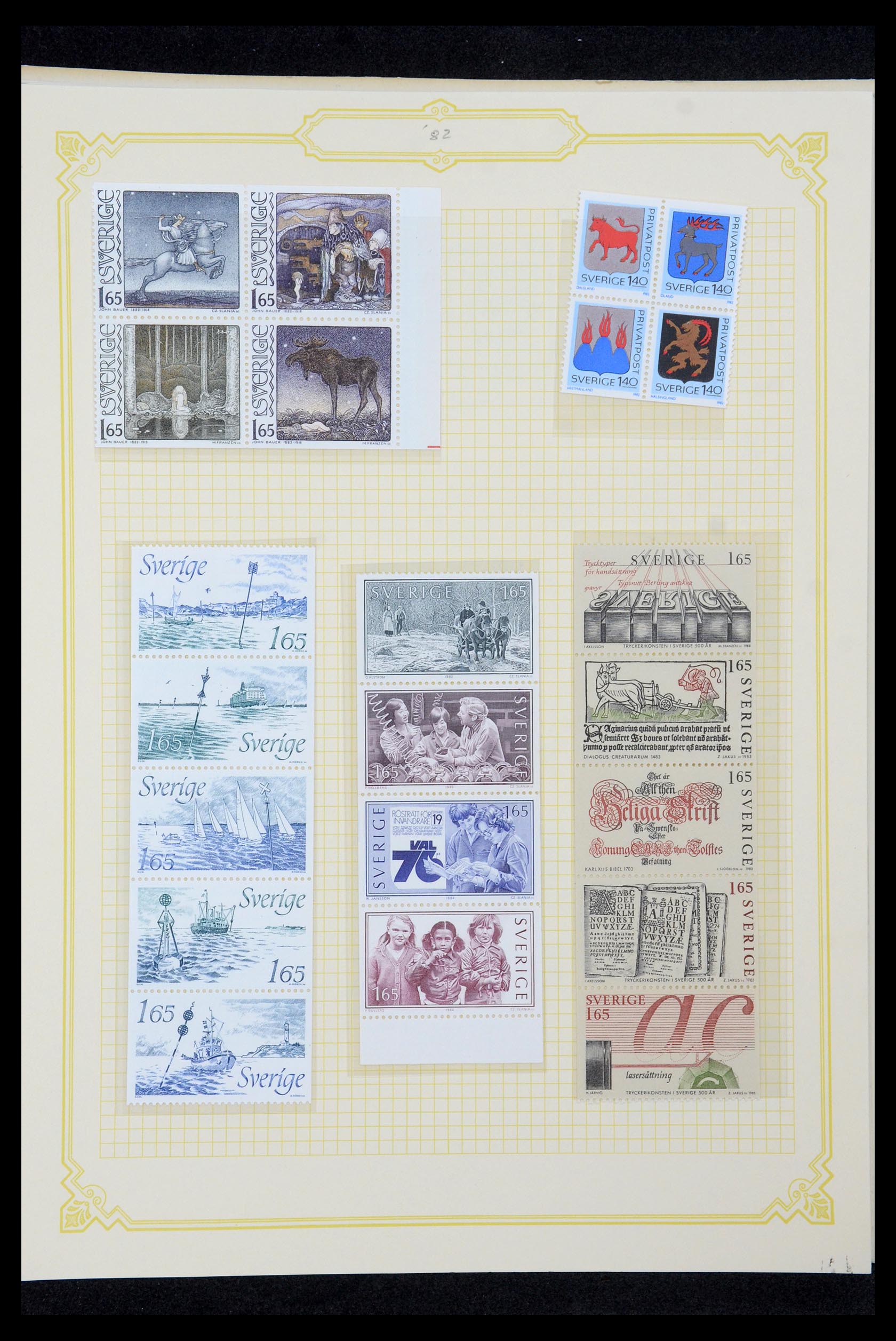 35649 173 - Postzegelverzameling 35649 Zweden 1858-1997.