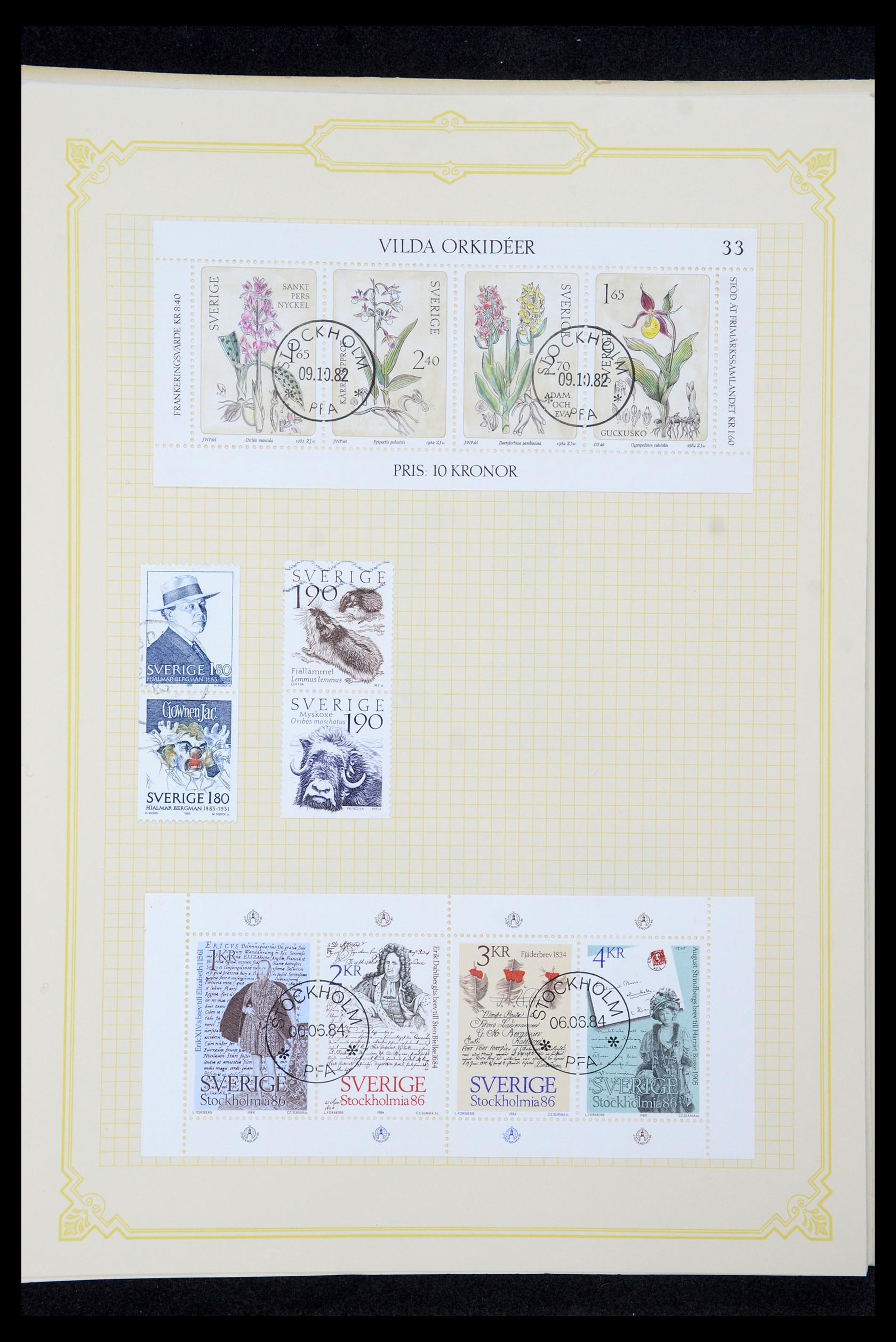 35649 176 - Postzegelverzameling 35649 Zweden 1858-1997.