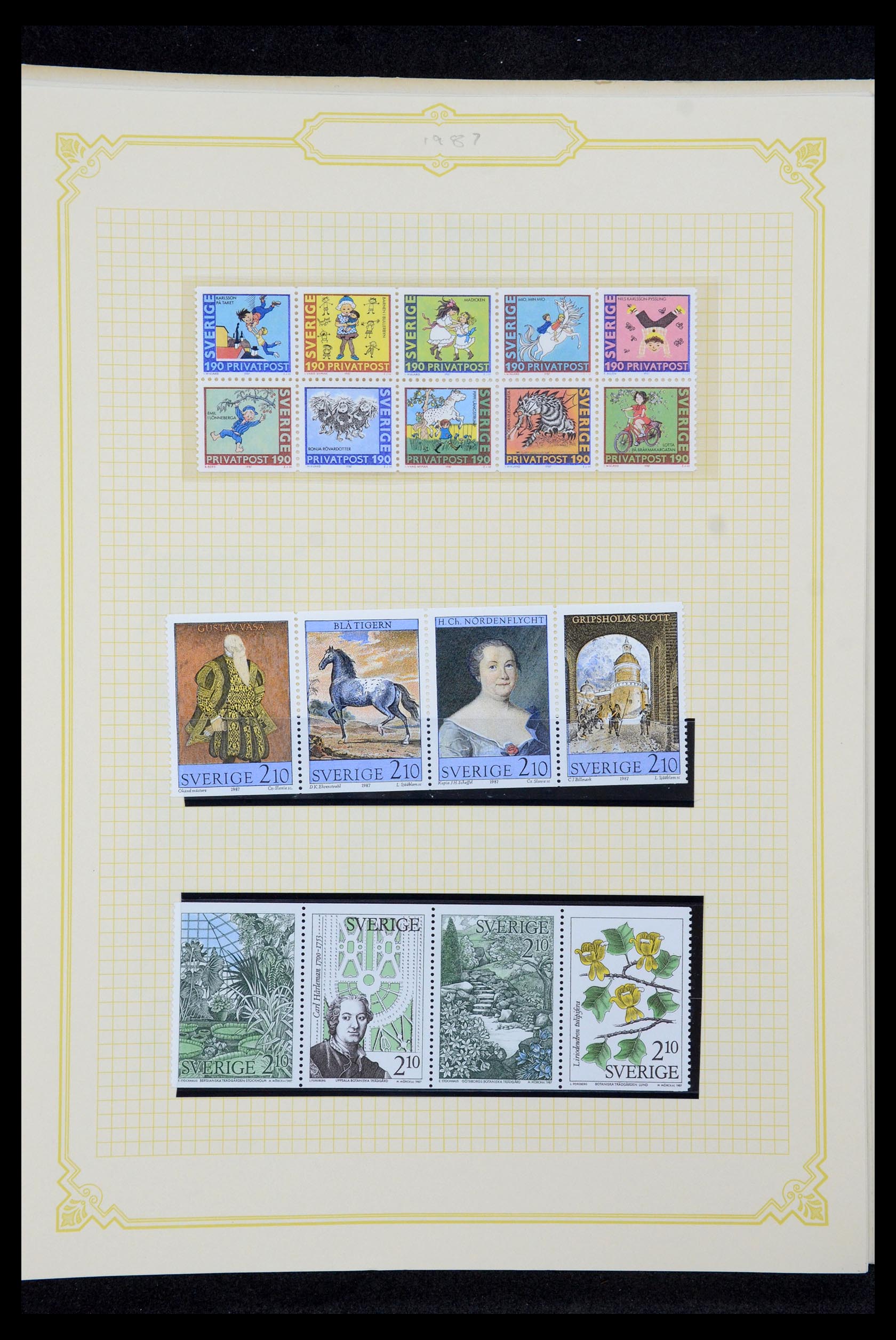 35649 182 - Postzegelverzameling 35649 Zweden 1858-1997.