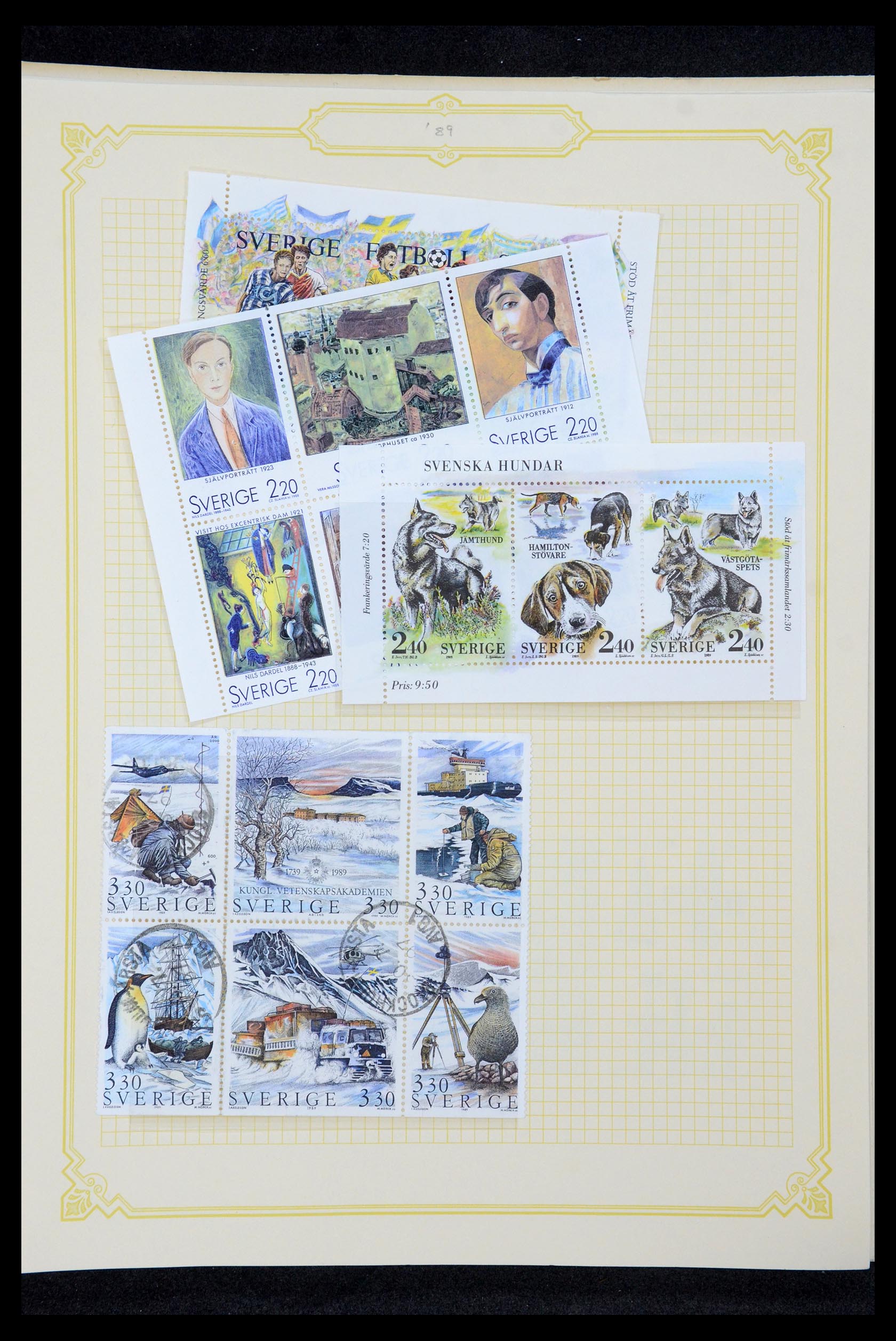 35649 185 - Postzegelverzameling 35649 Zweden 1858-1997.