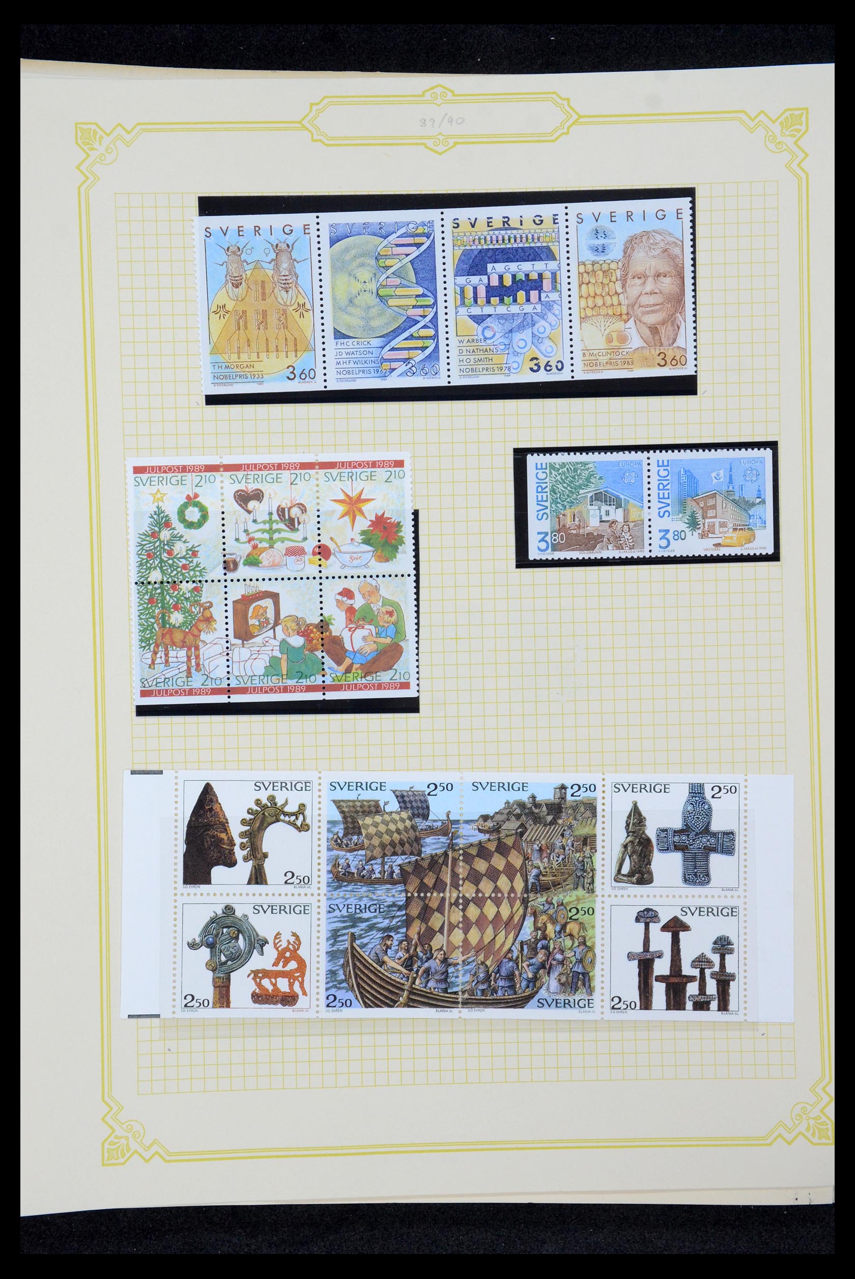 35649 186 - Stamp Collection 35649 Sweden 1858-1997.