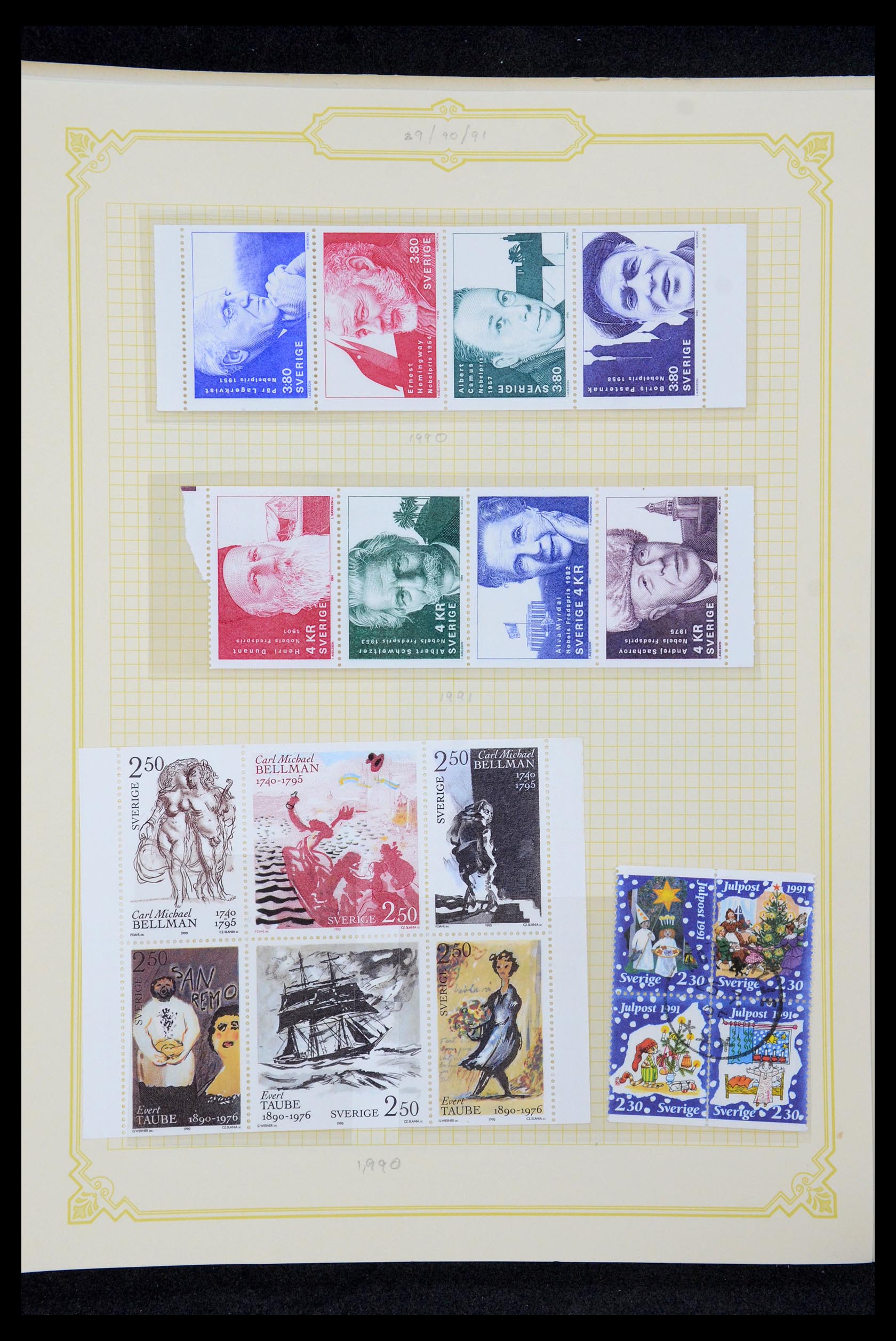 35649 188 - Stamp Collection 35649 Sweden 1858-1997.