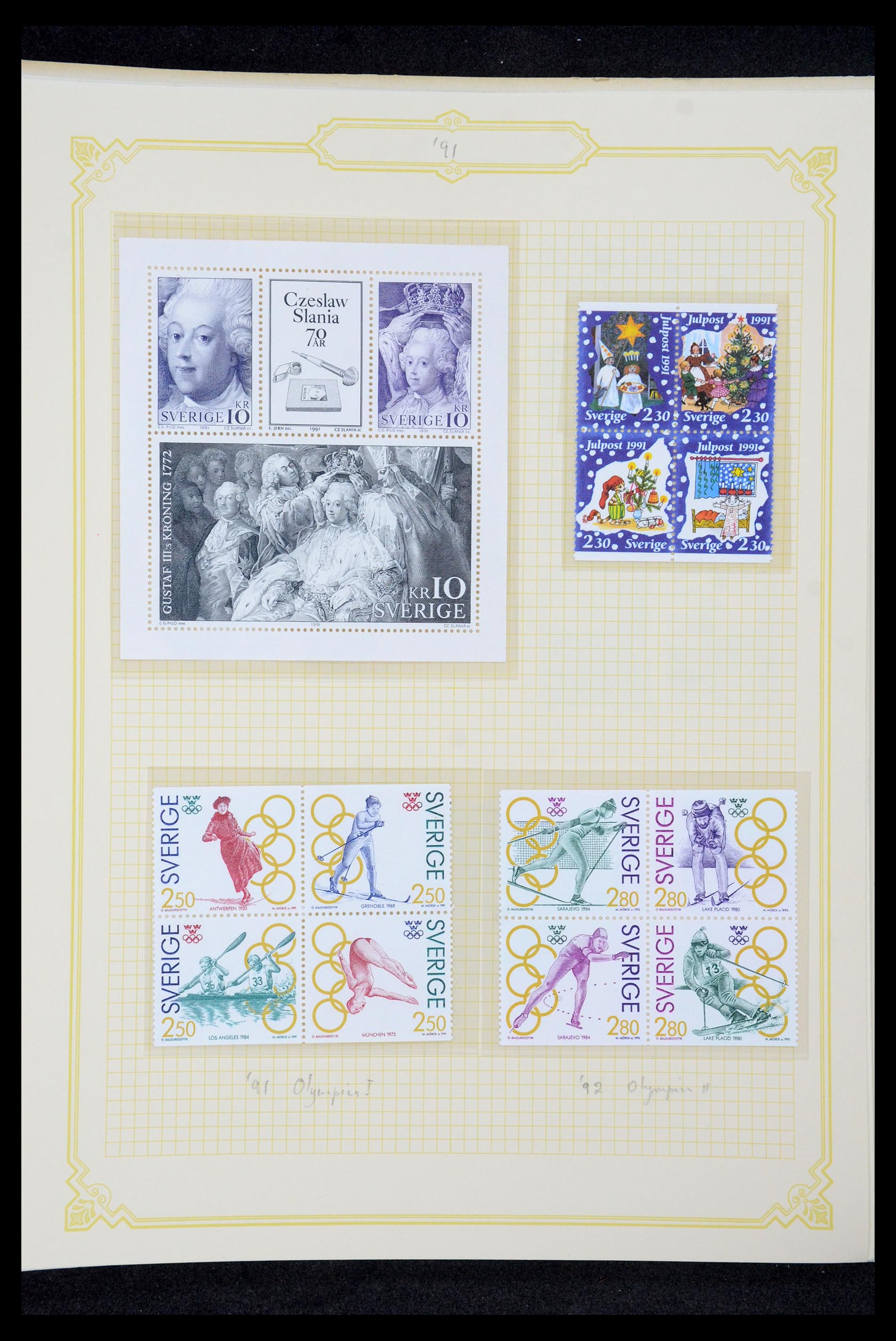 35649 190 - Postzegelverzameling 35649 Zweden 1858-1997.