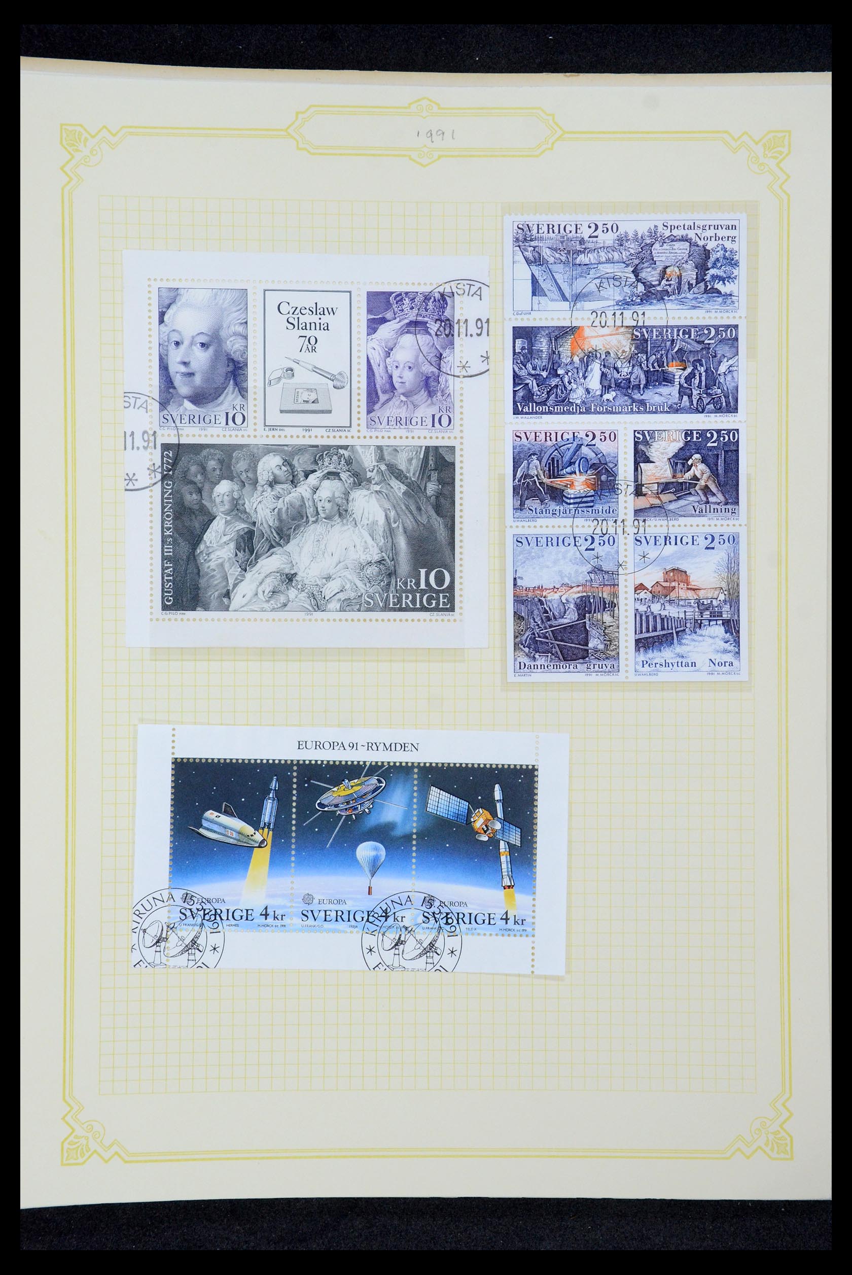35649 191 - Postzegelverzameling 35649 Zweden 1858-1997.