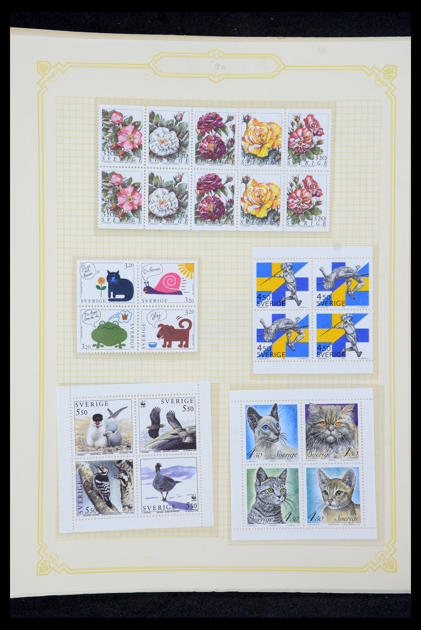 35649 195 - Postzegelverzameling 35649 Zweden 1858-1997.