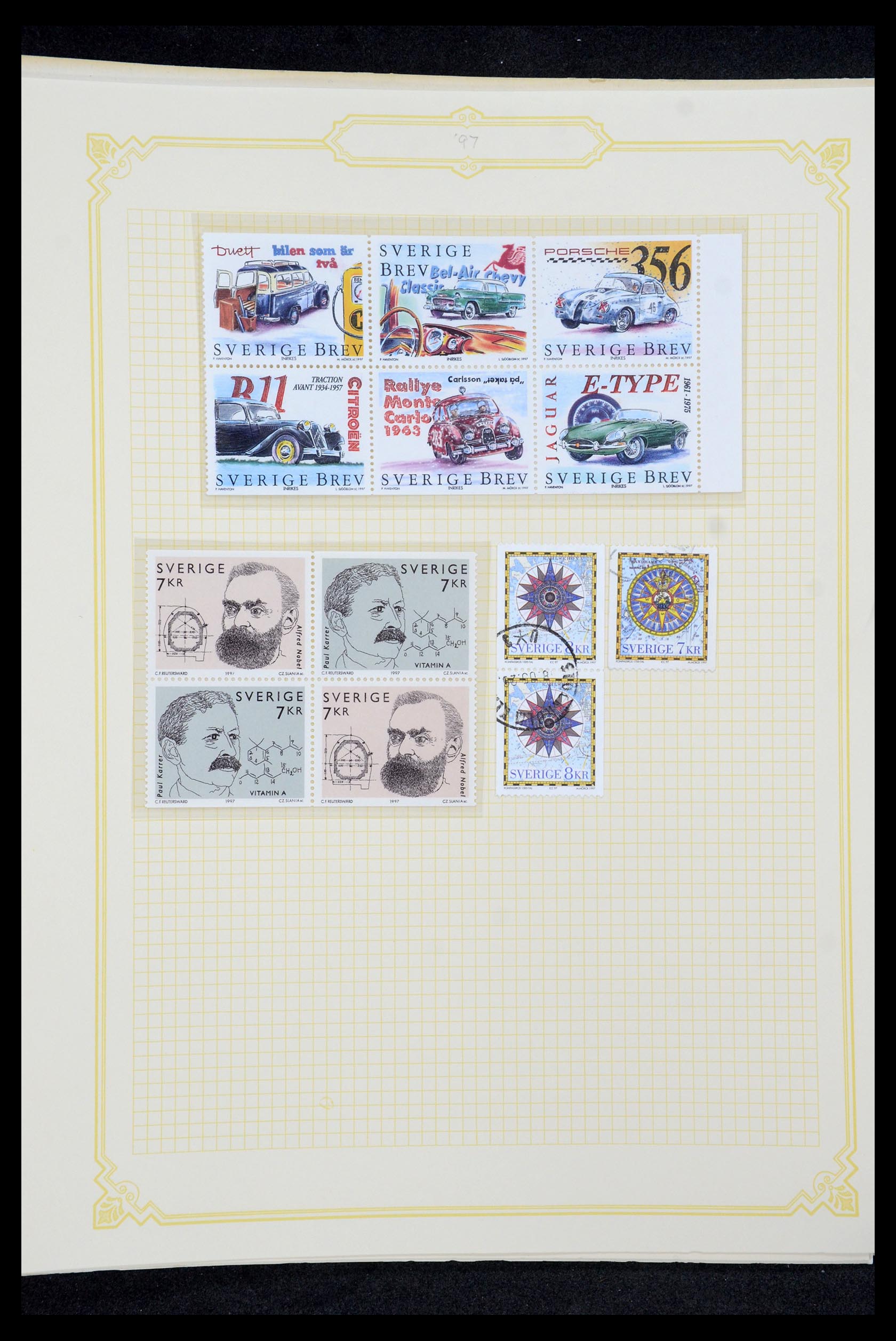 35649 200 - Stamp Collection 35649 Sweden 1858-1997.