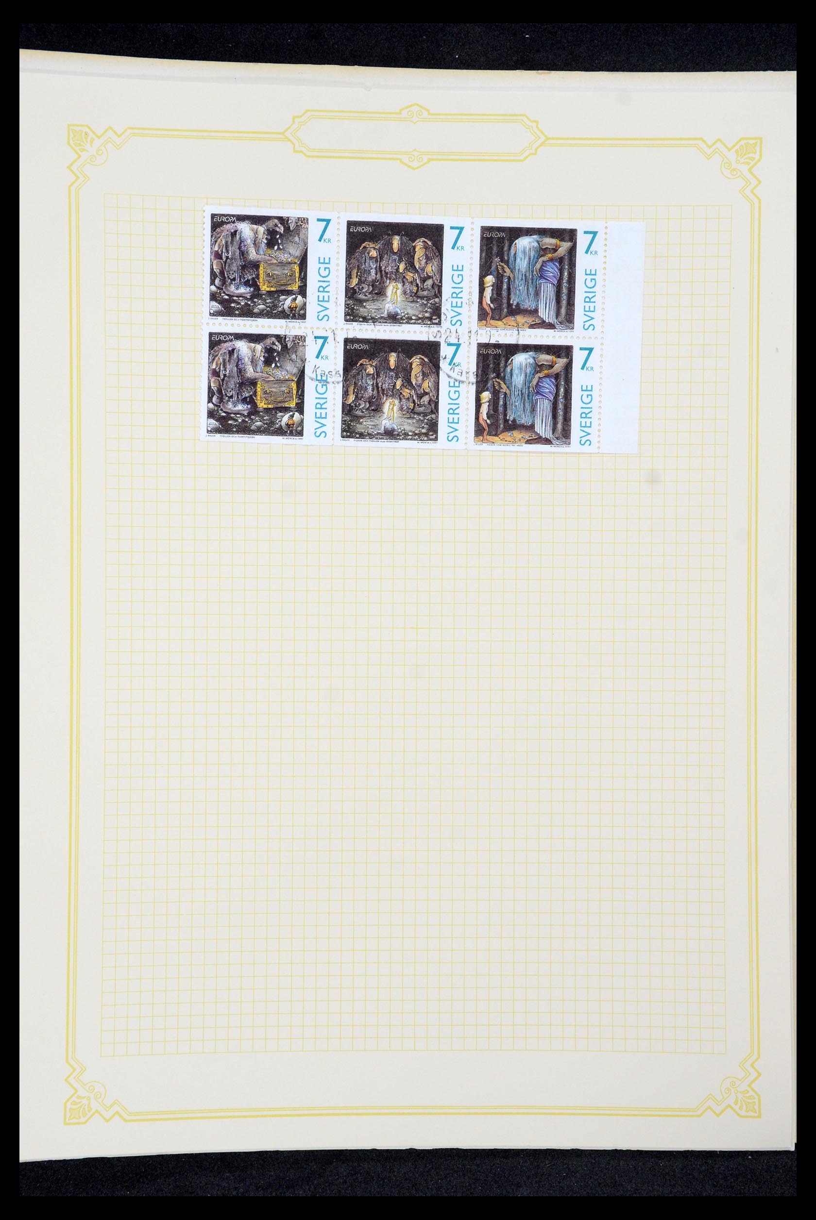 35649 201 - Postzegelverzameling 35649 Zweden 1858-1997.