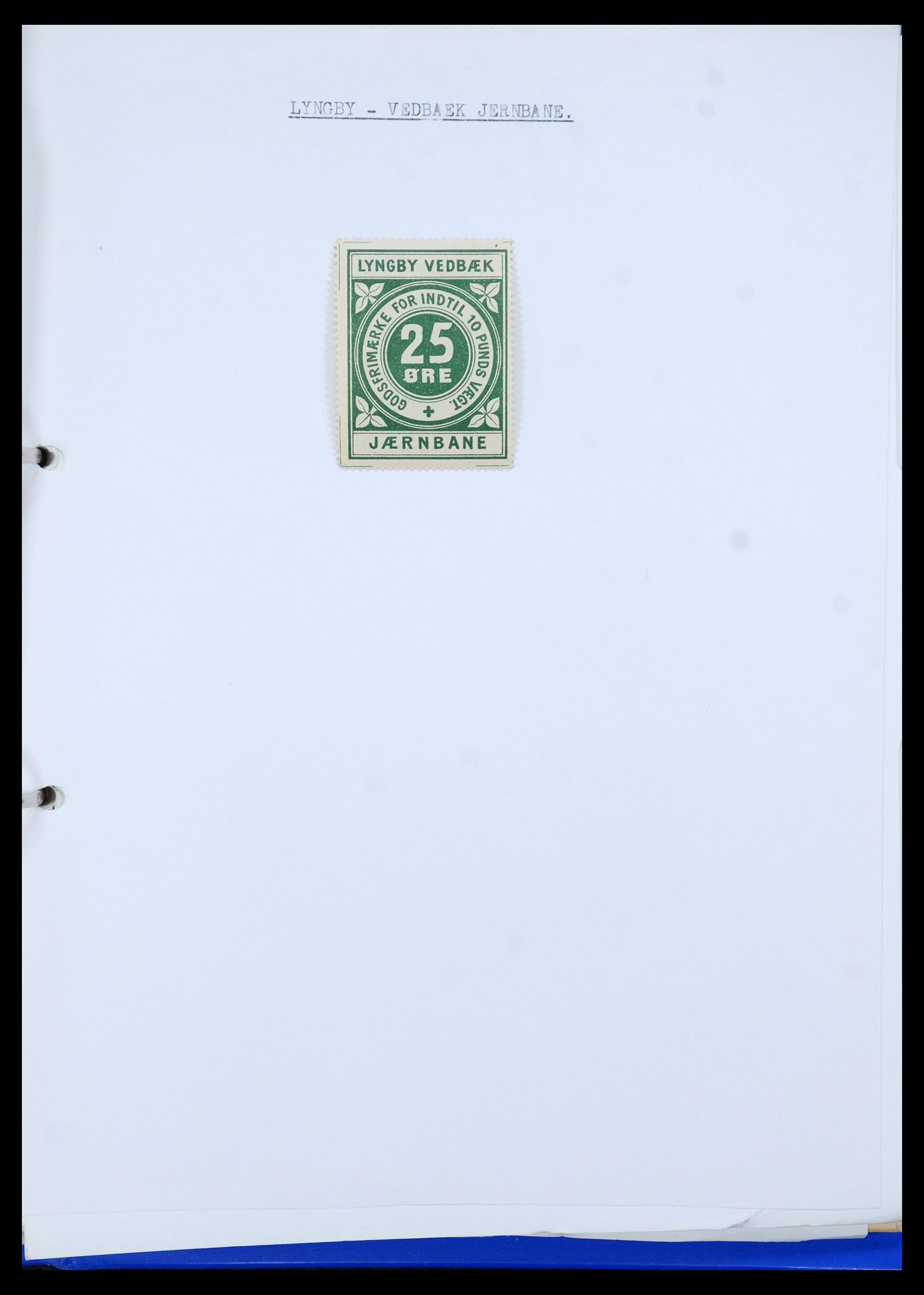 35650 064 - Stamp Collection 35650 Denmark railroad stamps.