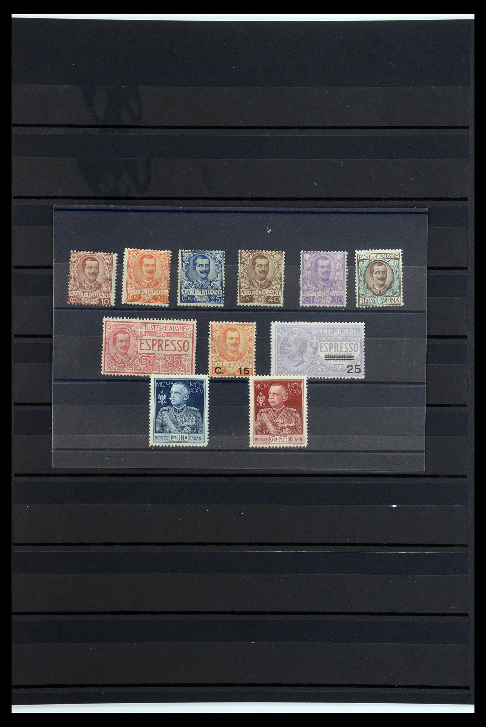 35654 001 - Postzegelverzameling 35654 Italië 1901-1925.