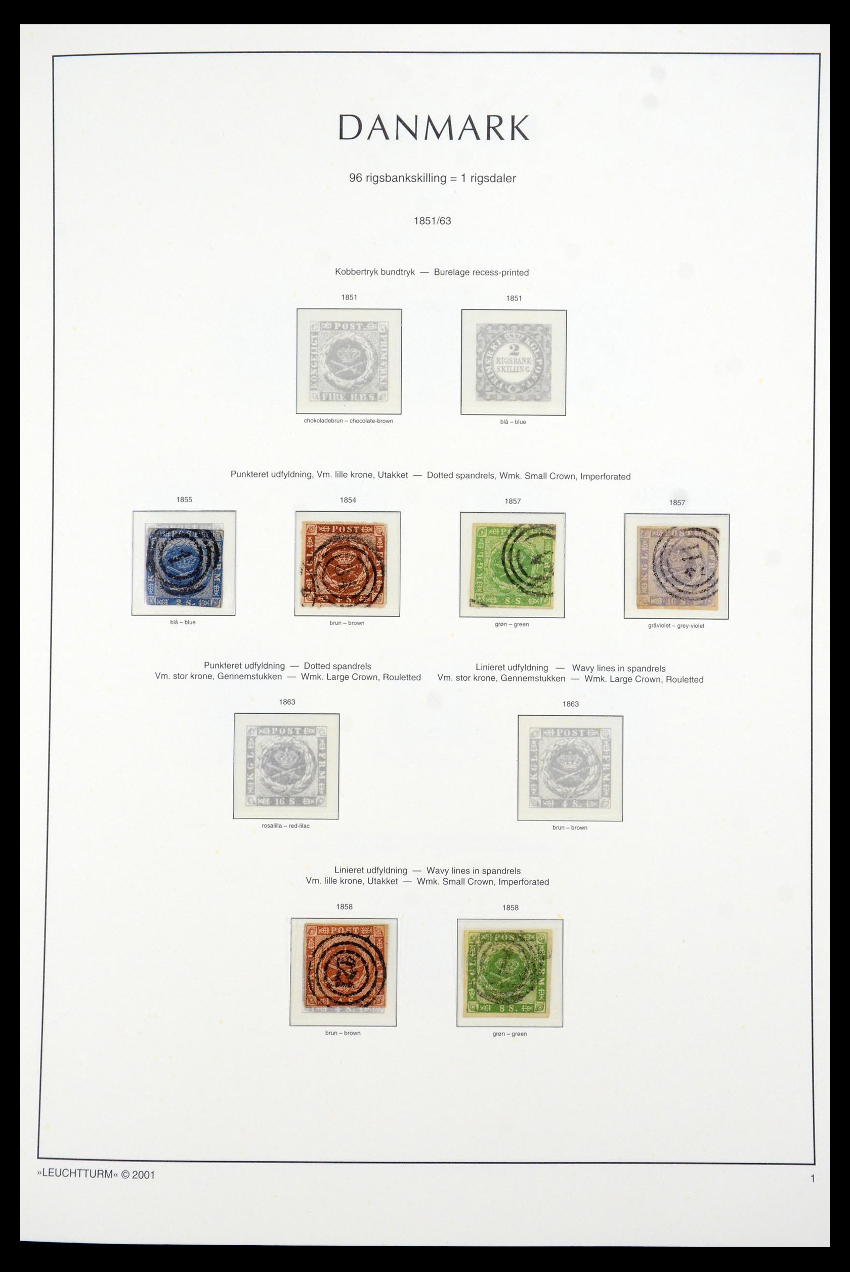 35655 001 - Postzegelverzameling 35655 Denemarken 1855-2017!
