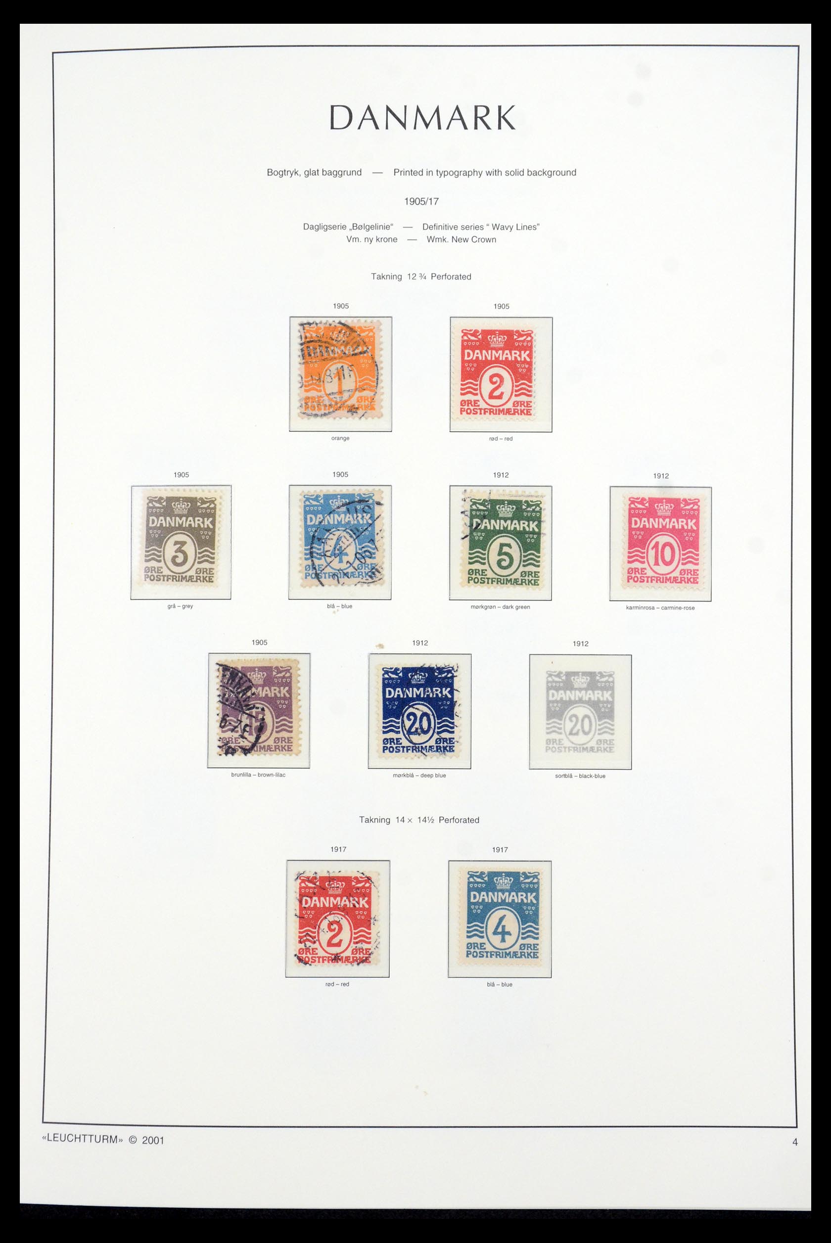 35655 005 - Postzegelverzameling 35655 Denemarken 1855-2017!