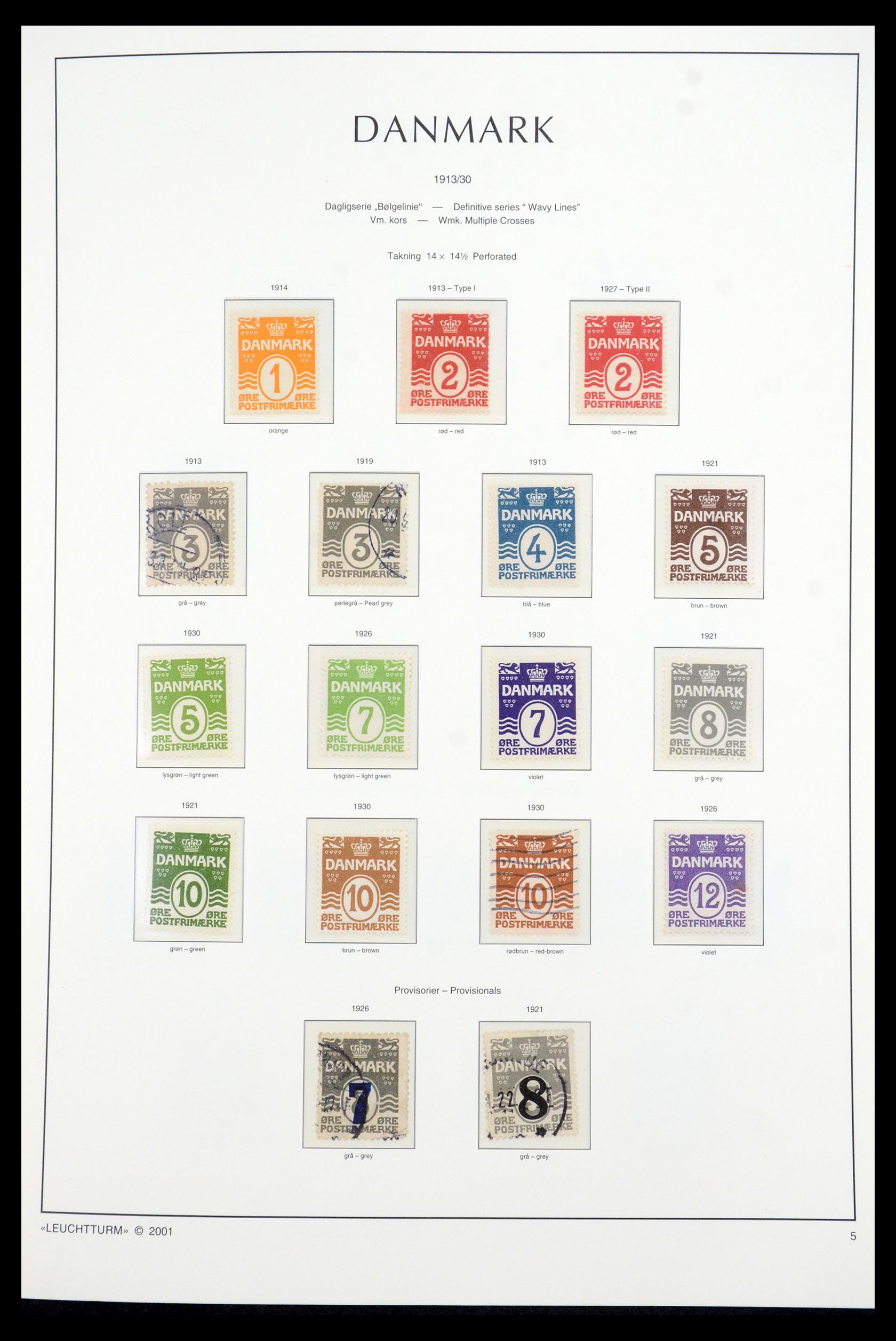 35655 006 - Postzegelverzameling 35655 Denemarken 1855-2017!
