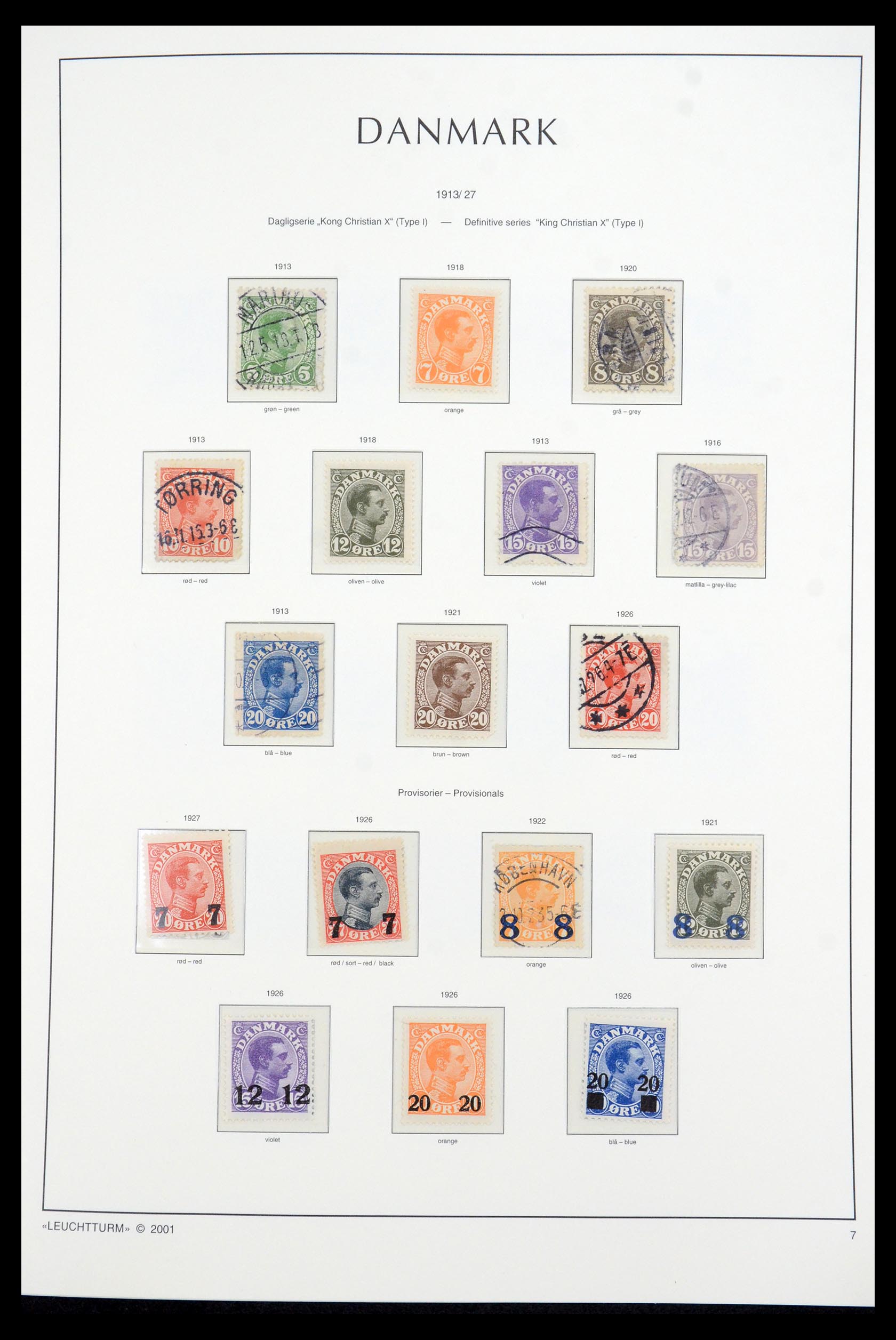 35655 008 - Postzegelverzameling 35655 Denemarken 1855-2017!