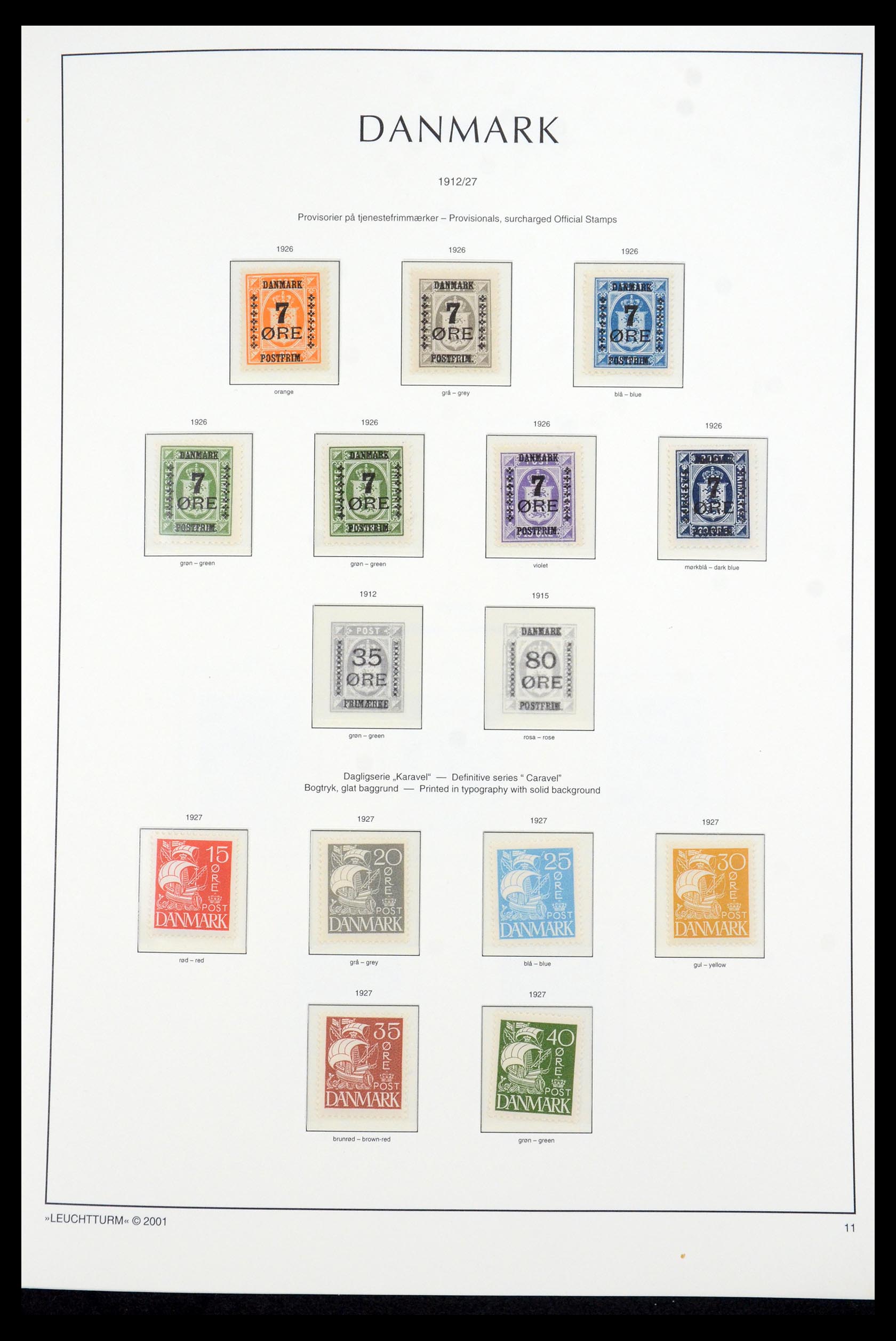 35655 012 - Postzegelverzameling 35655 Denemarken 1855-2017!