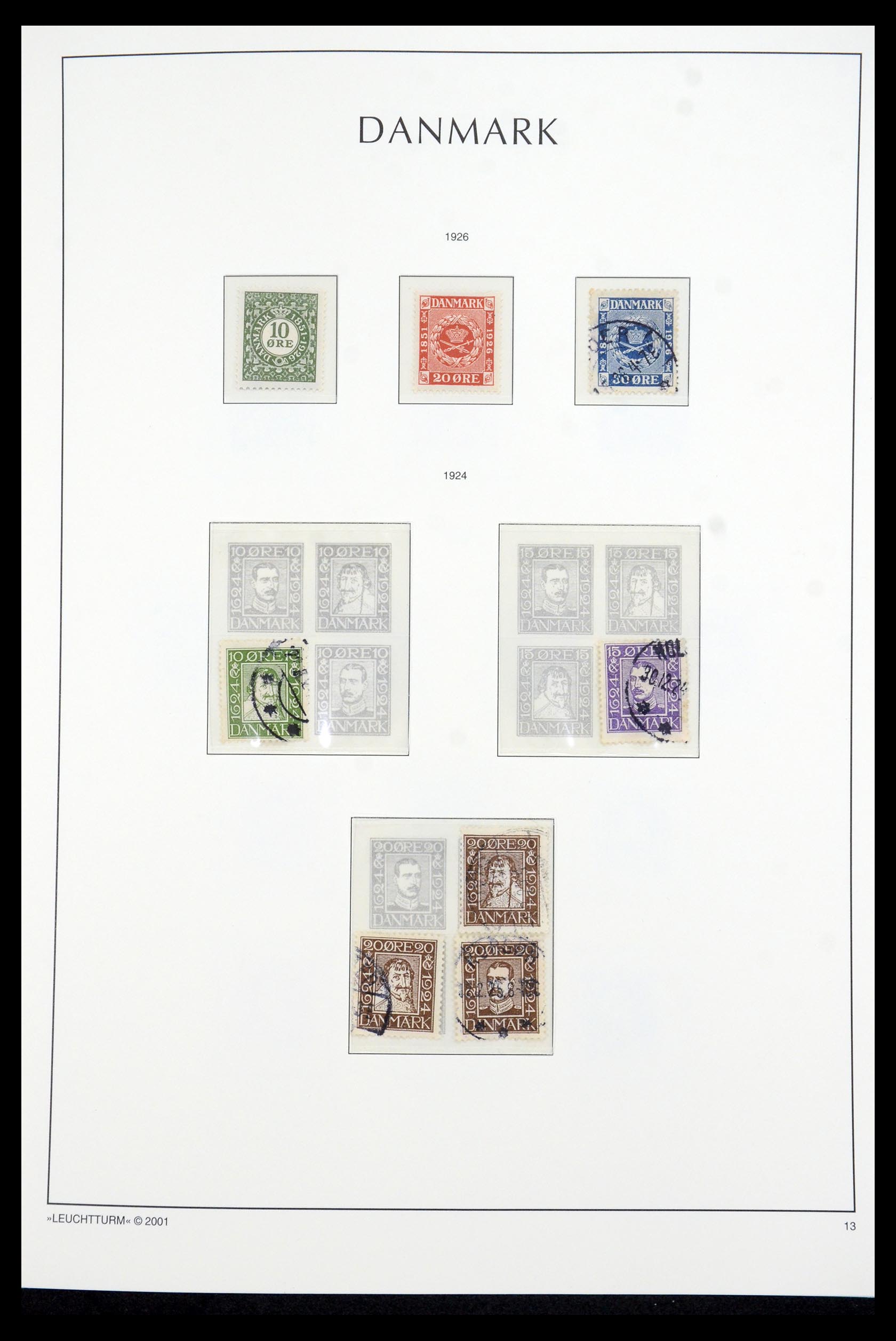 35655 014 - Postzegelverzameling 35655 Denemarken 1855-2017!