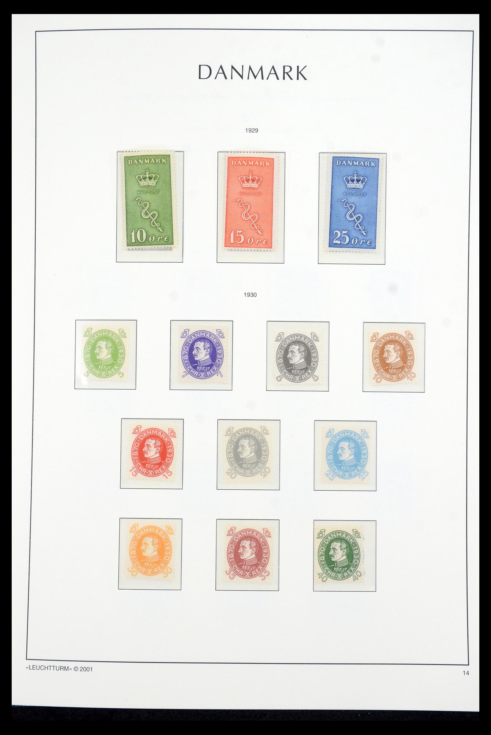 35655 015 - Postzegelverzameling 35655 Denemarken 1855-2017!