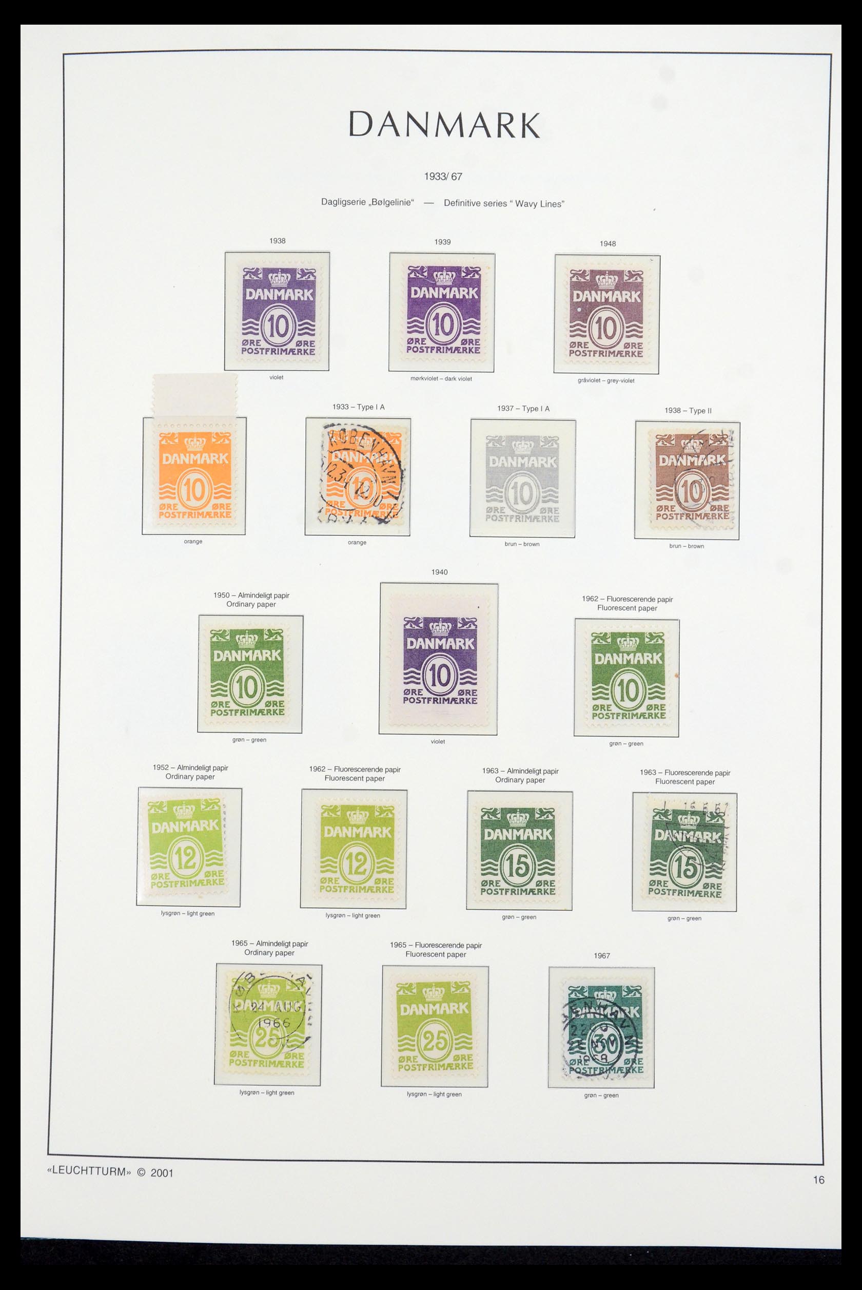 35655 017 - Postzegelverzameling 35655 Denemarken 1855-2017!