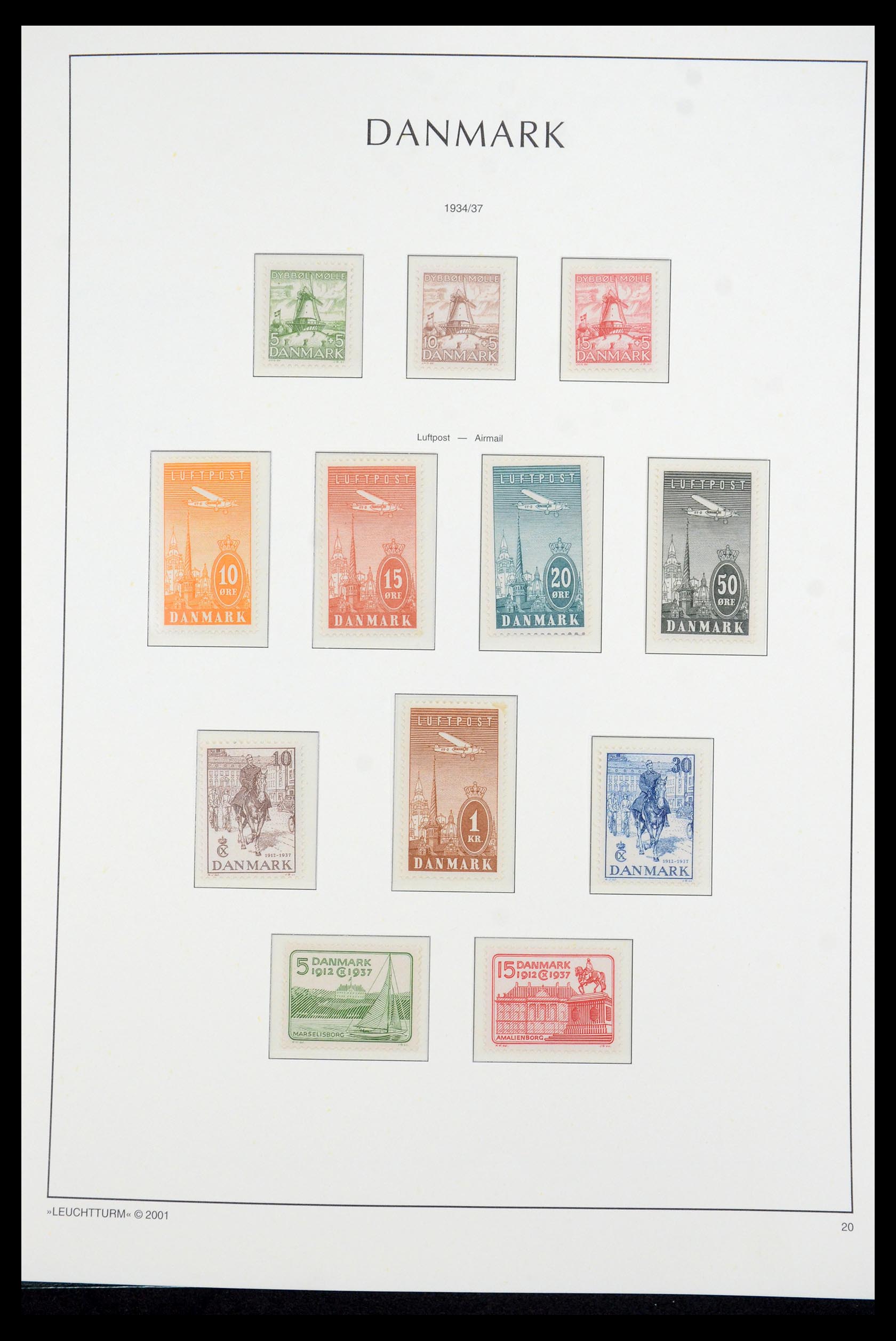 35655 021 - Postzegelverzameling 35655 Denemarken 1855-2017!
