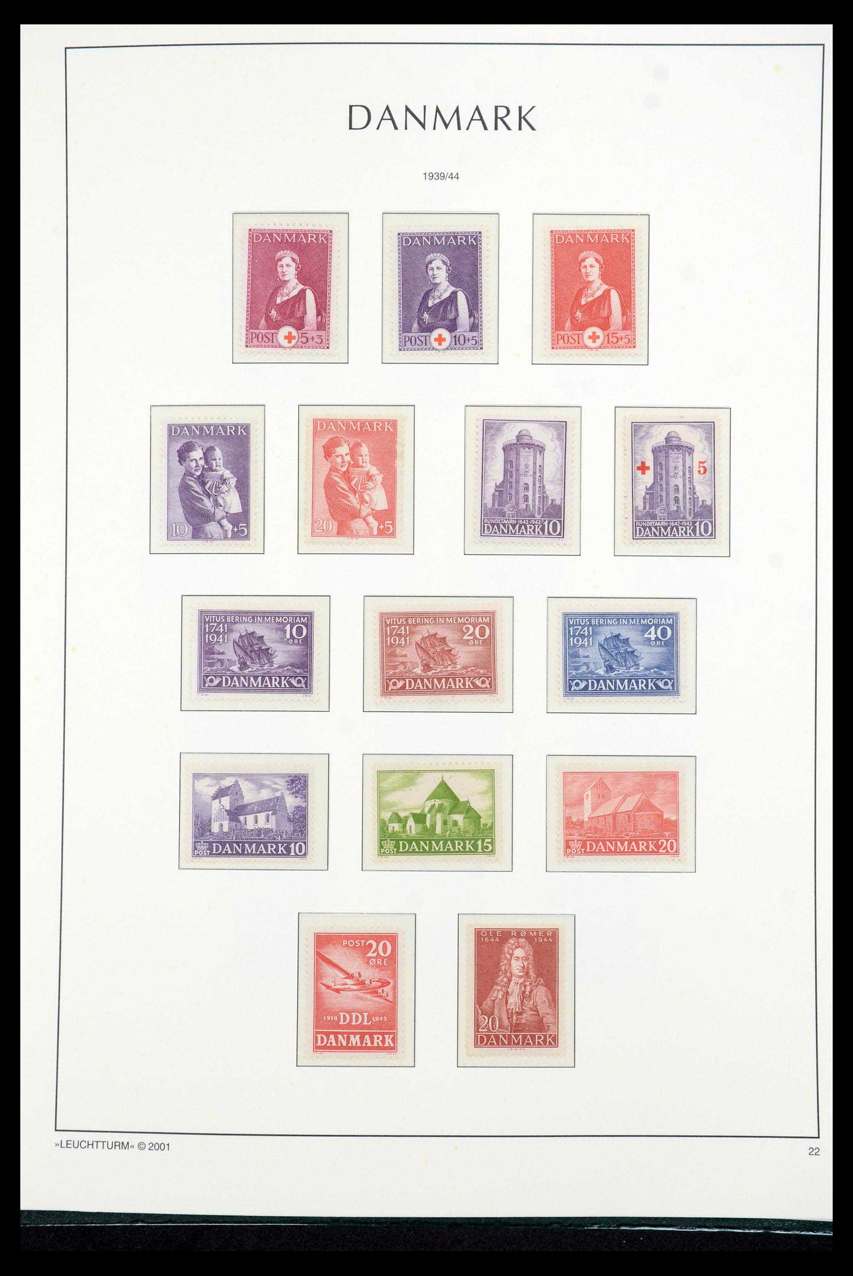 35655 024 - Postzegelverzameling 35655 Denemarken 1855-2017!