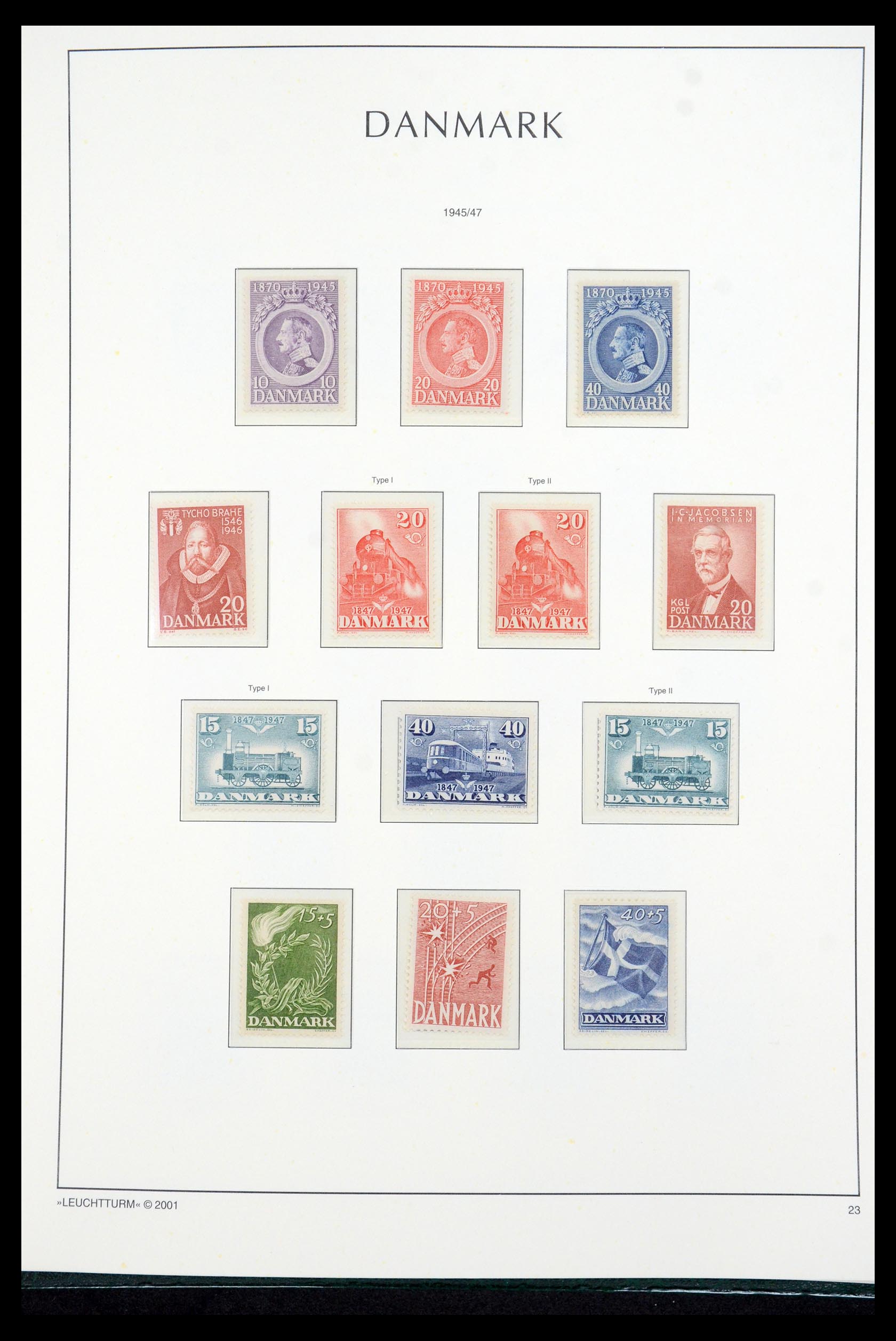 35655 025 - Postzegelverzameling 35655 Denemarken 1855-2017!