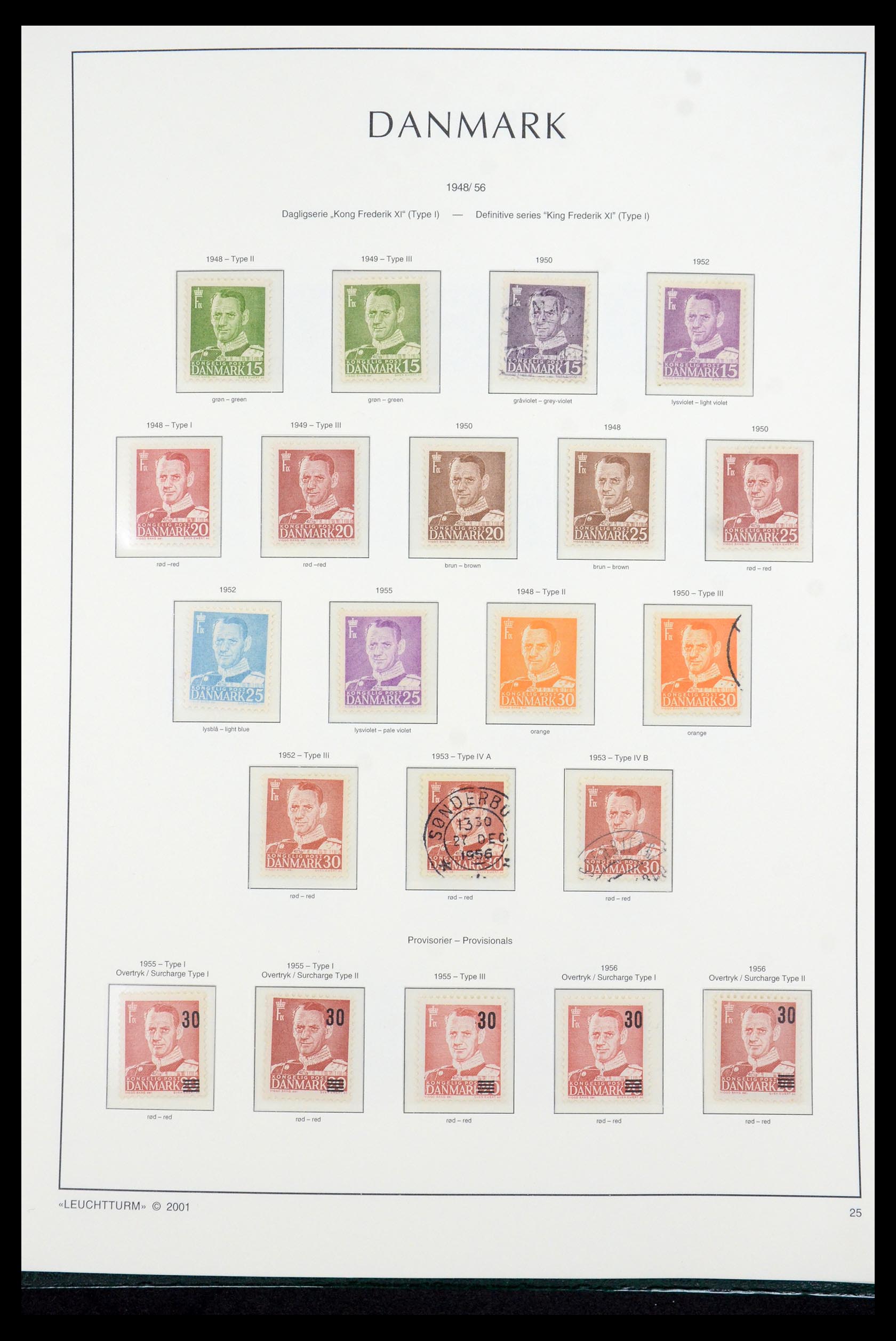 35655 027 - Postzegelverzameling 35655 Denemarken 1855-2017!