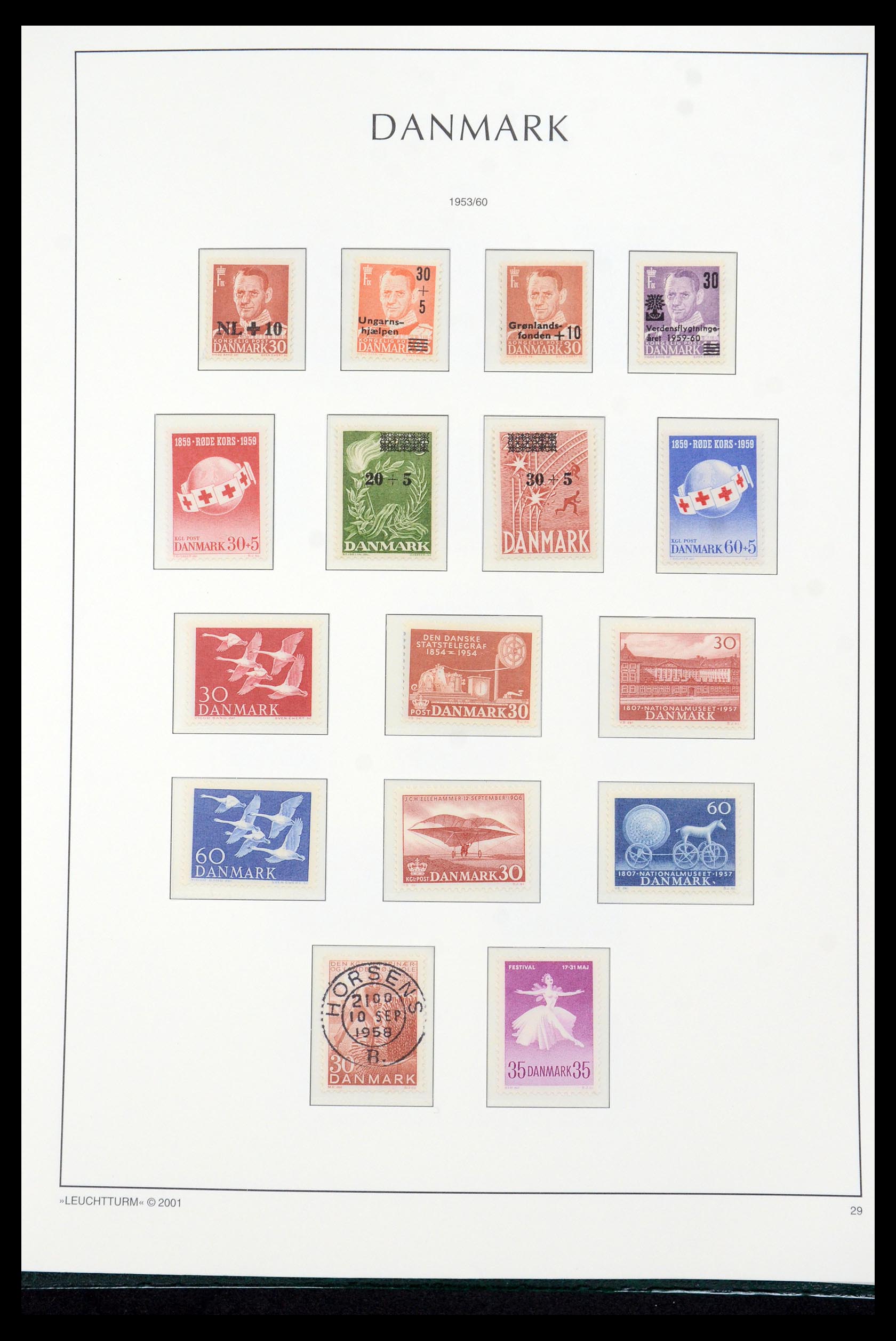 35655 031 - Postzegelverzameling 35655 Denemarken 1855-2017!