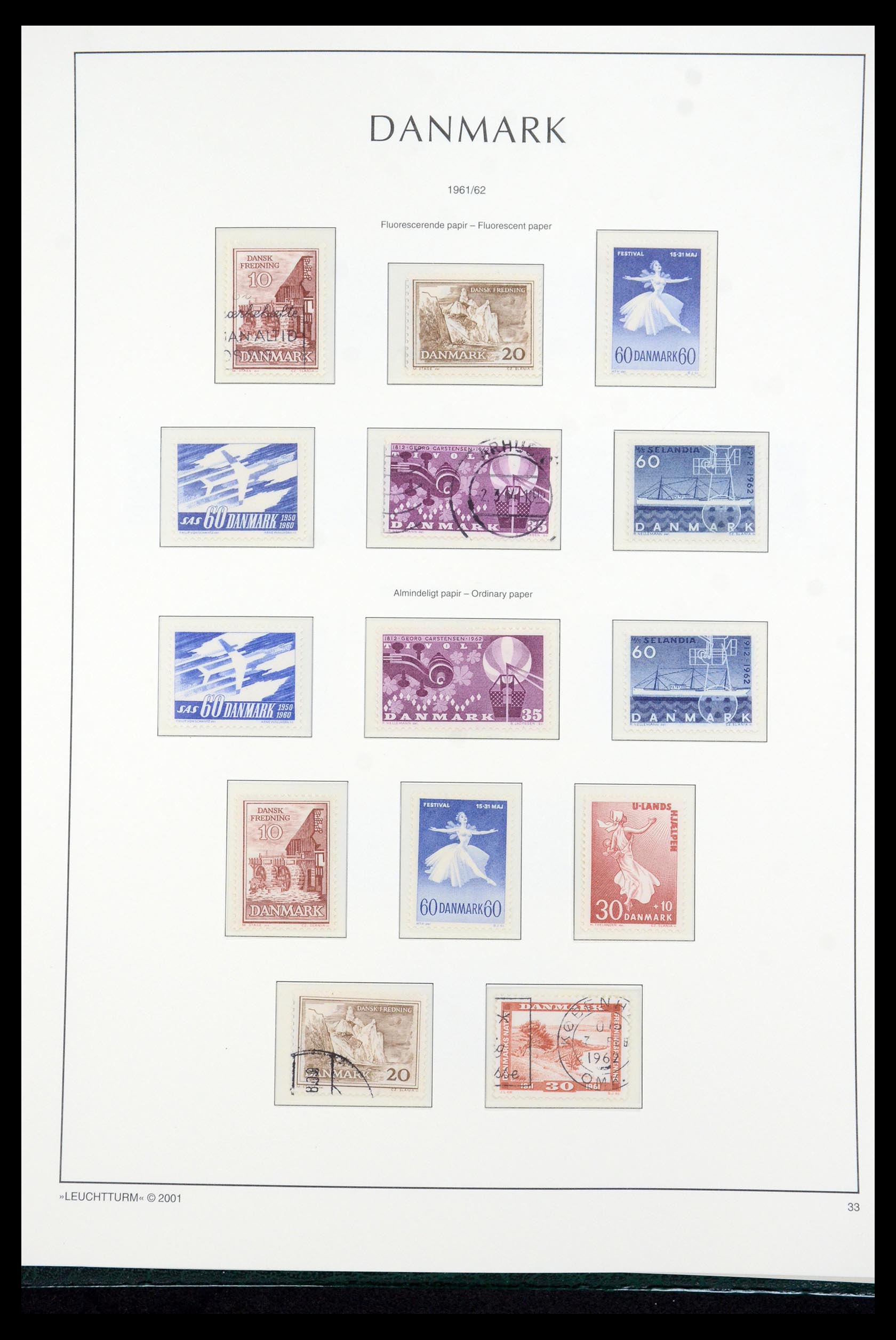 35655 035 - Postzegelverzameling 35655 Denemarken 1855-2017!