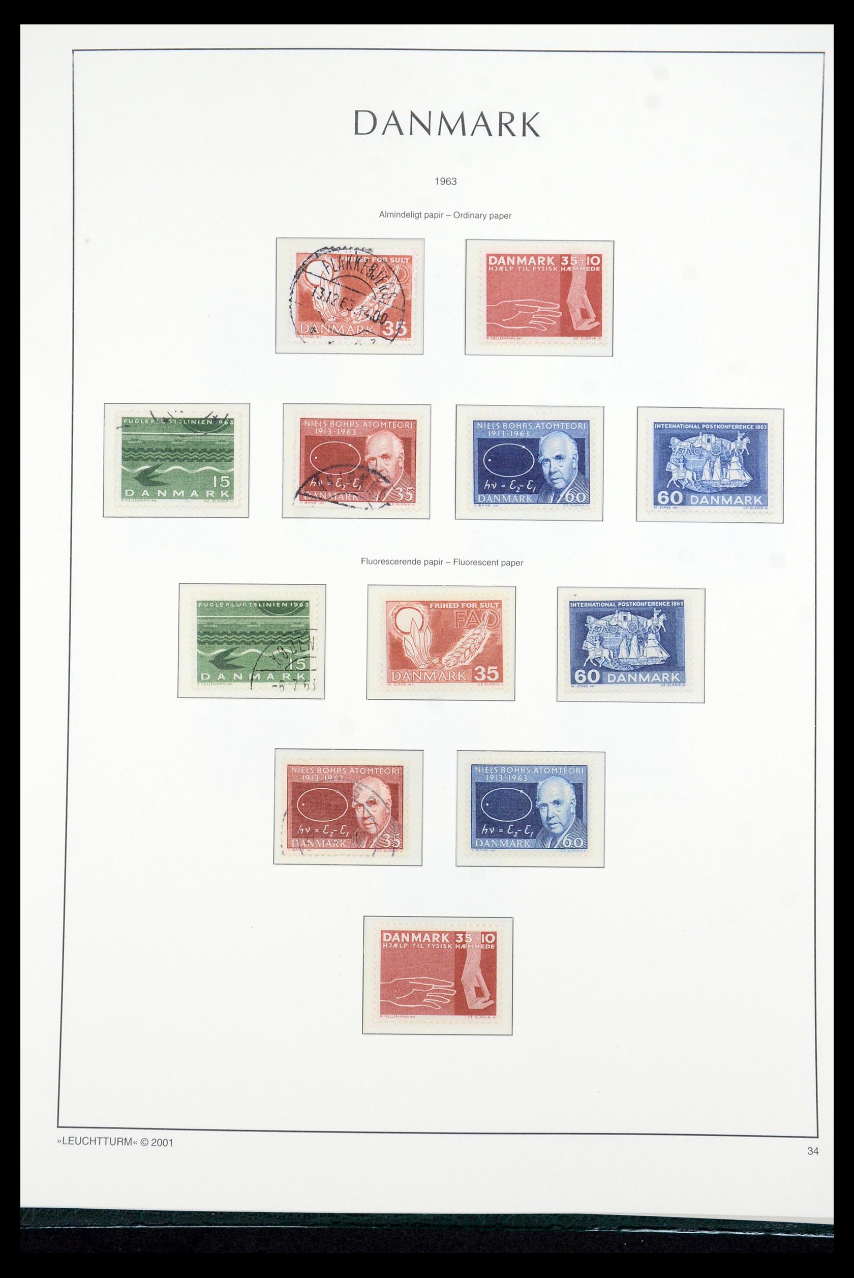 35655 036 - Postzegelverzameling 35655 Denemarken 1855-2017!