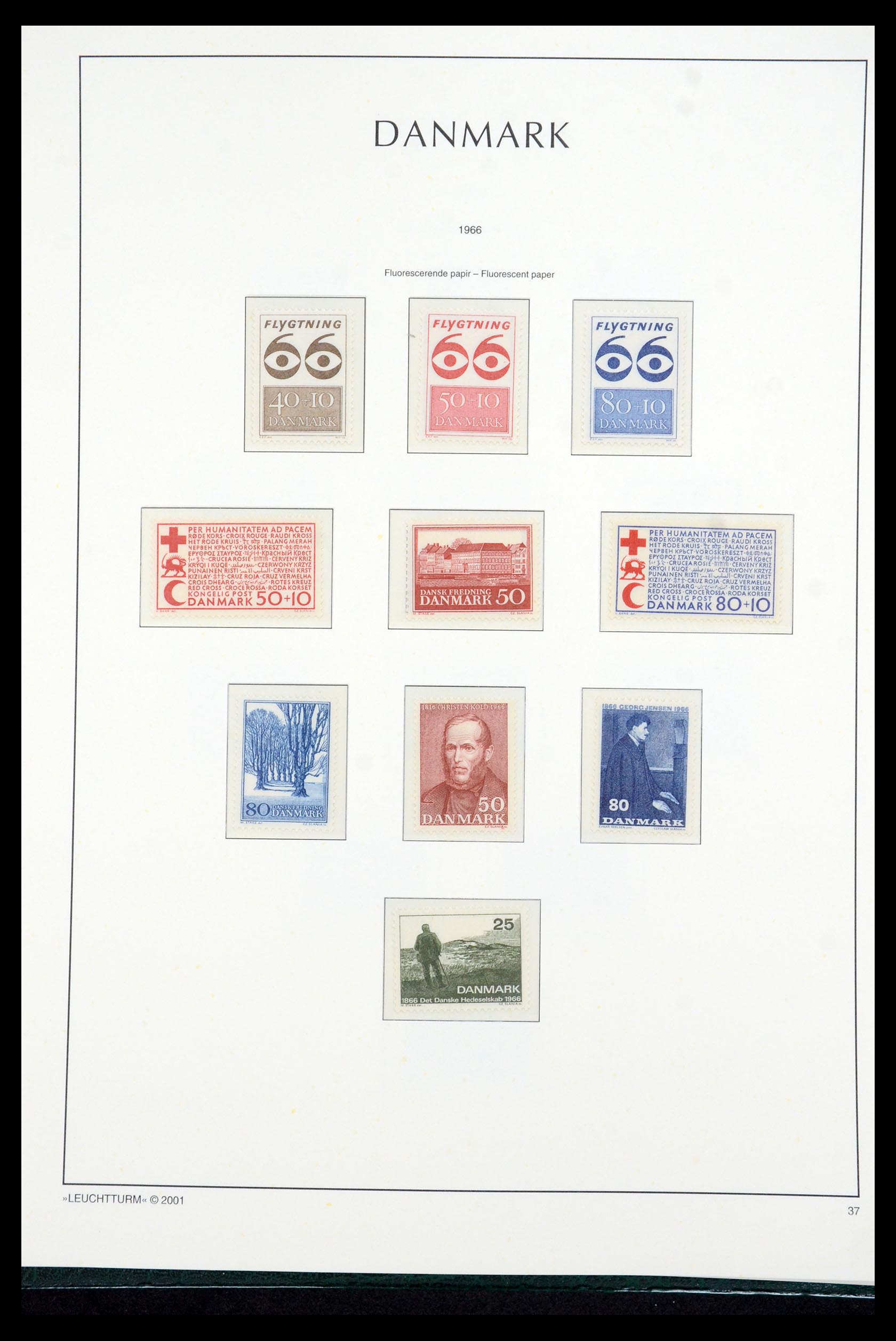 35655 039 - Postzegelverzameling 35655 Denemarken 1855-2017!