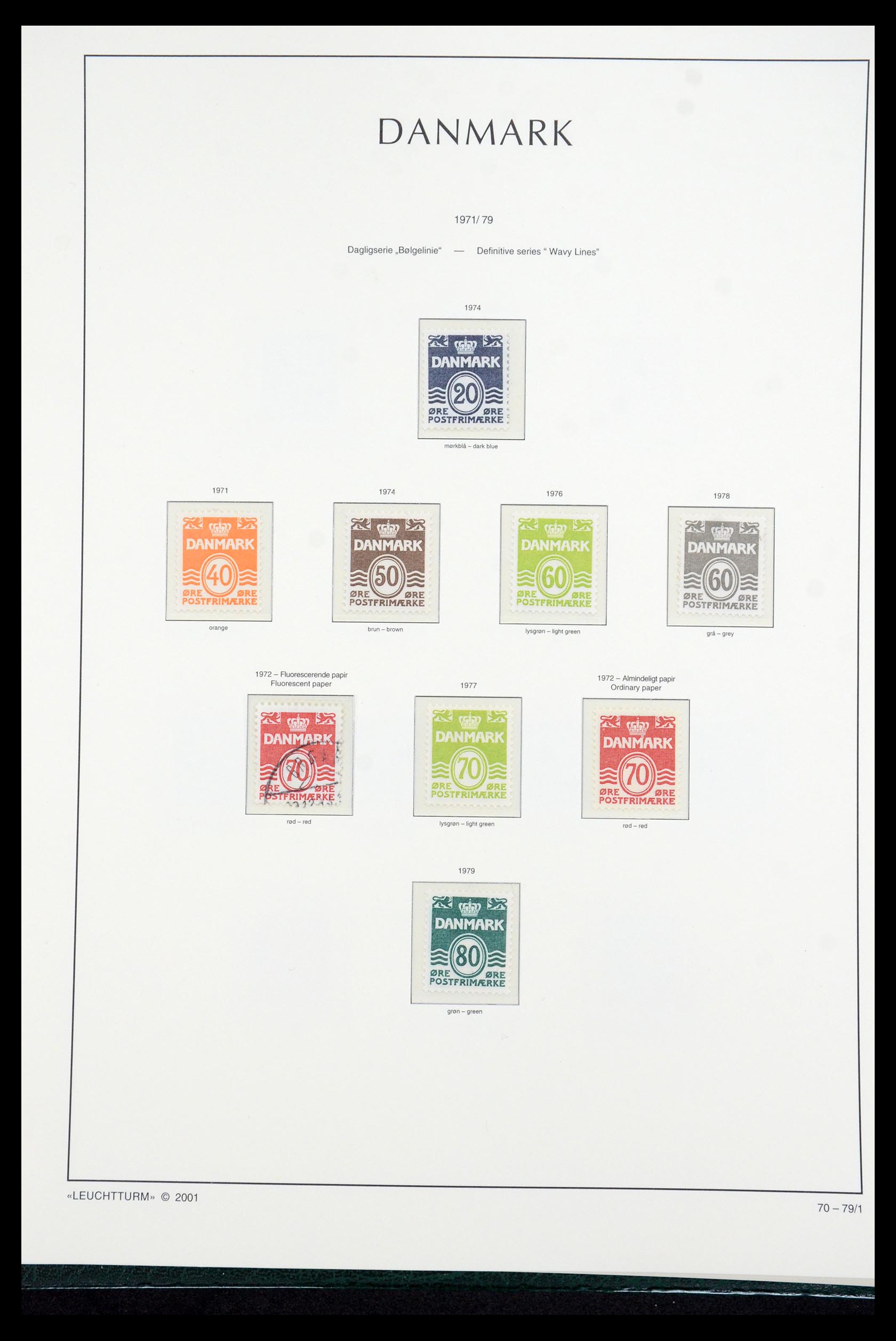 35655 044 - Postzegelverzameling 35655 Denemarken 1855-2017!