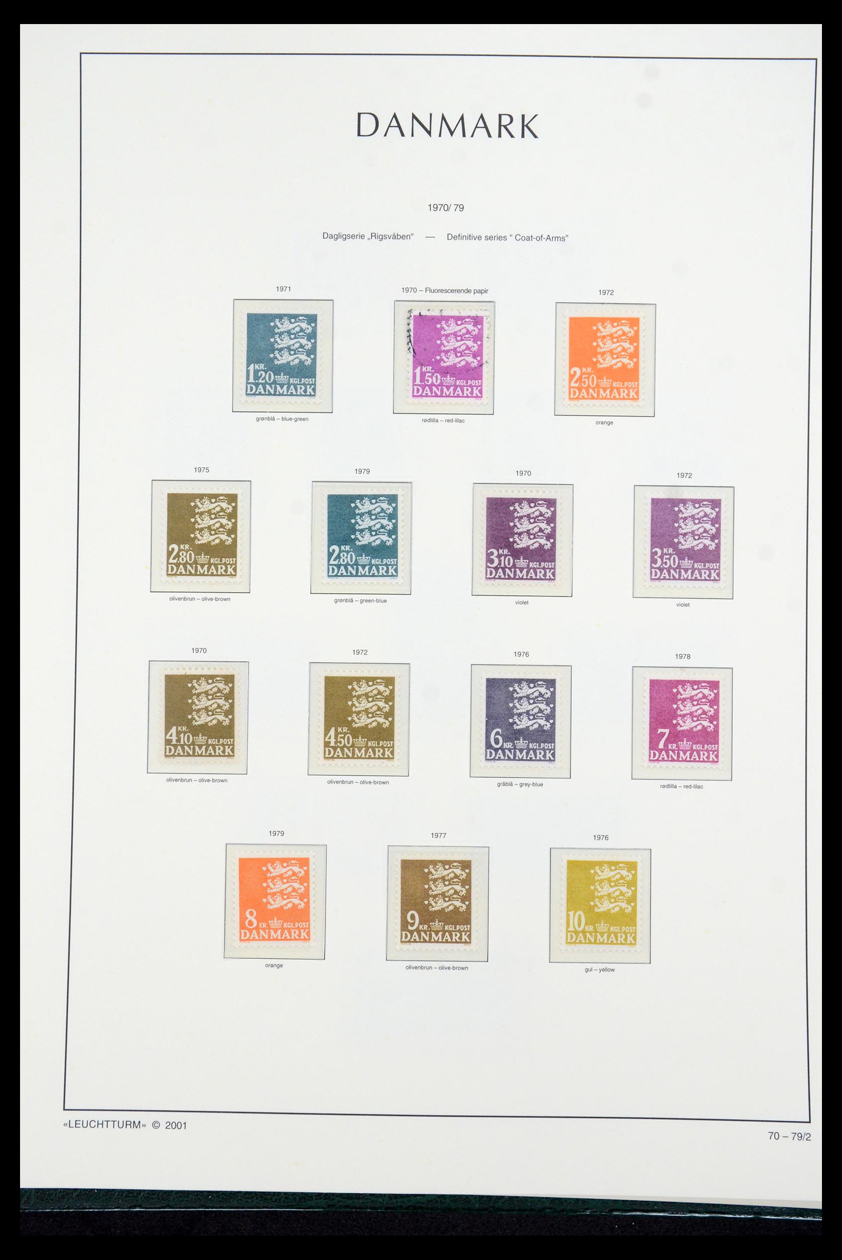 35655 045 - Postzegelverzameling 35655 Denemarken 1855-2017!