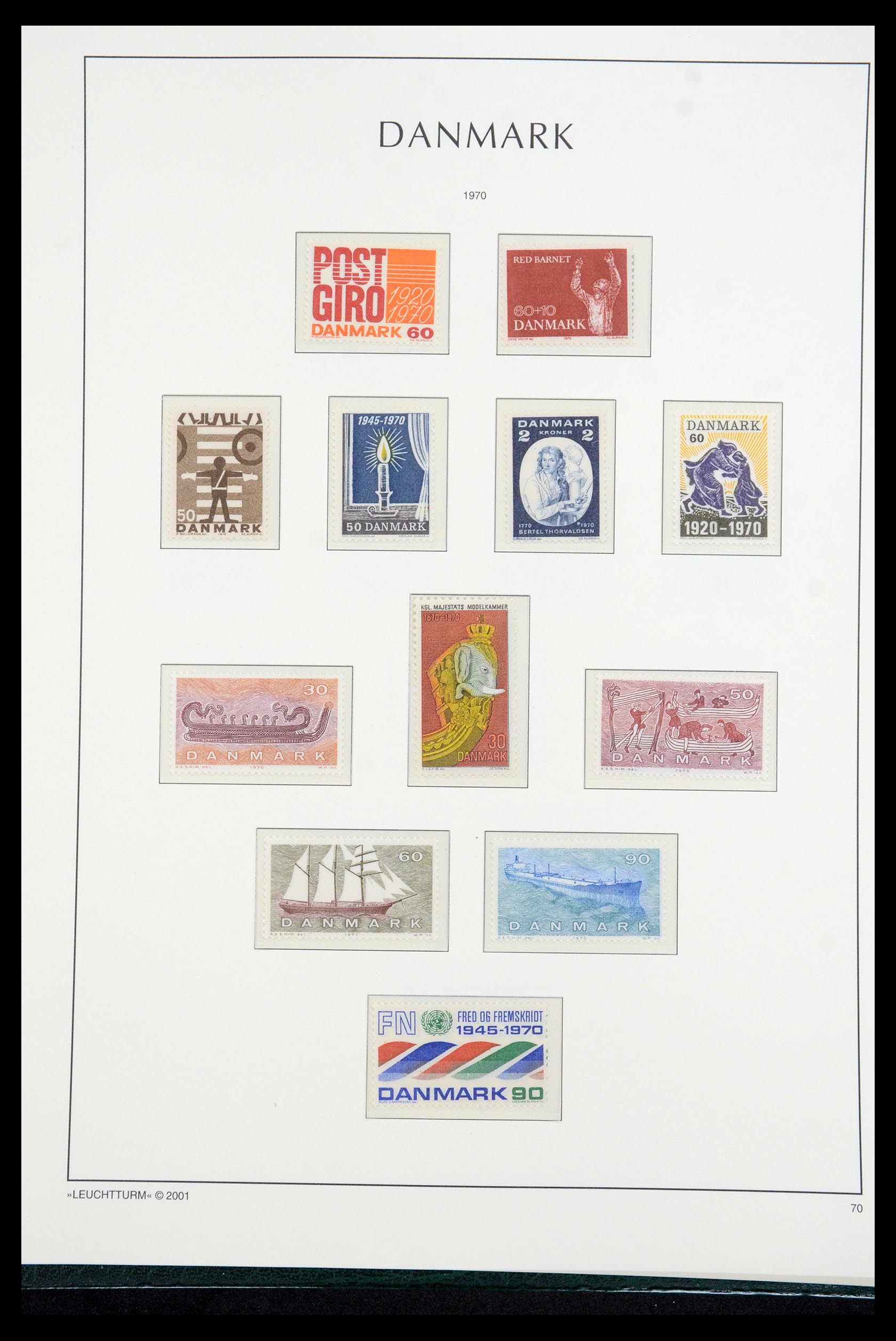 35655 046 - Postzegelverzameling 35655 Denemarken 1855-2017!