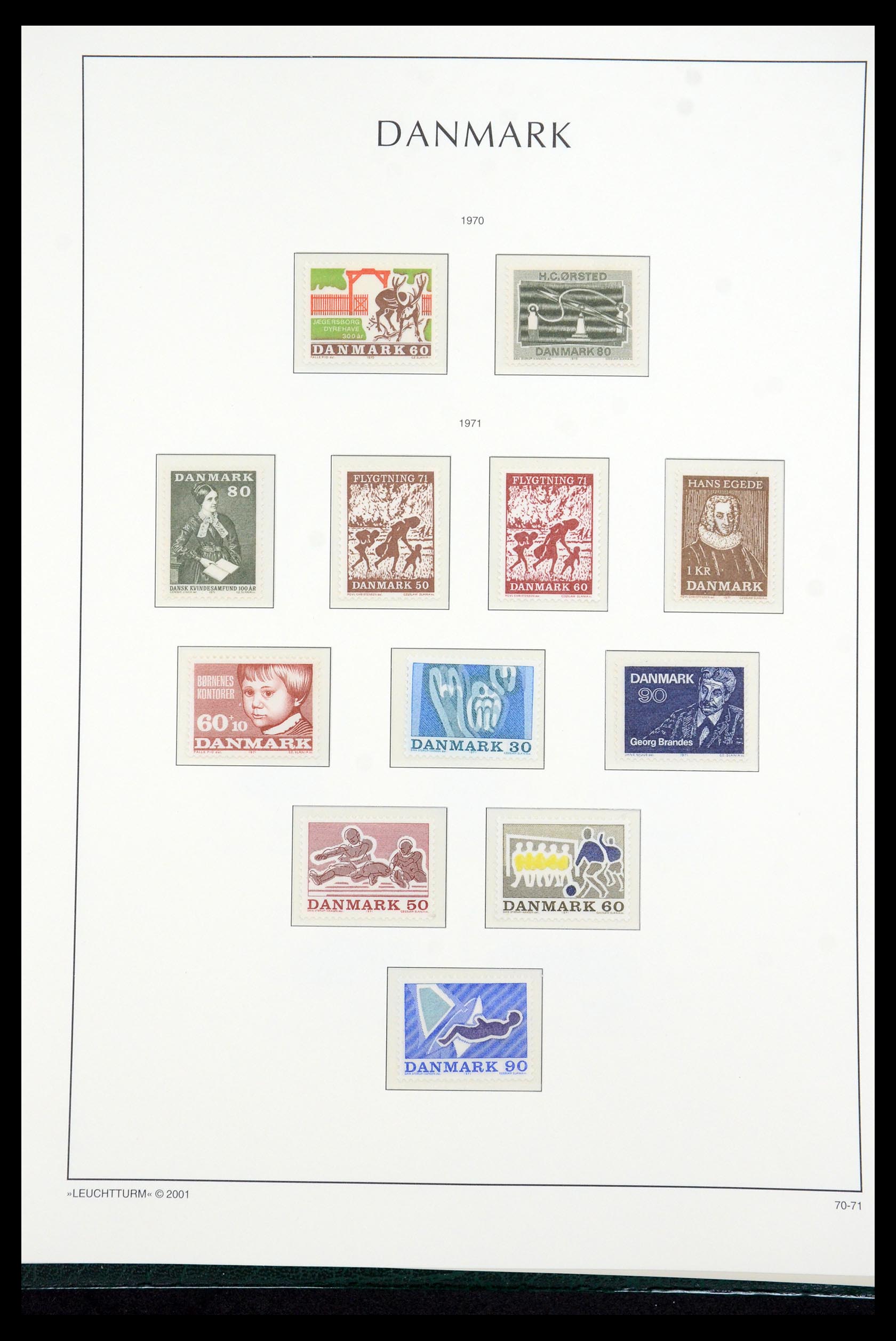 35655 047 - Postzegelverzameling 35655 Denemarken 1855-2017!