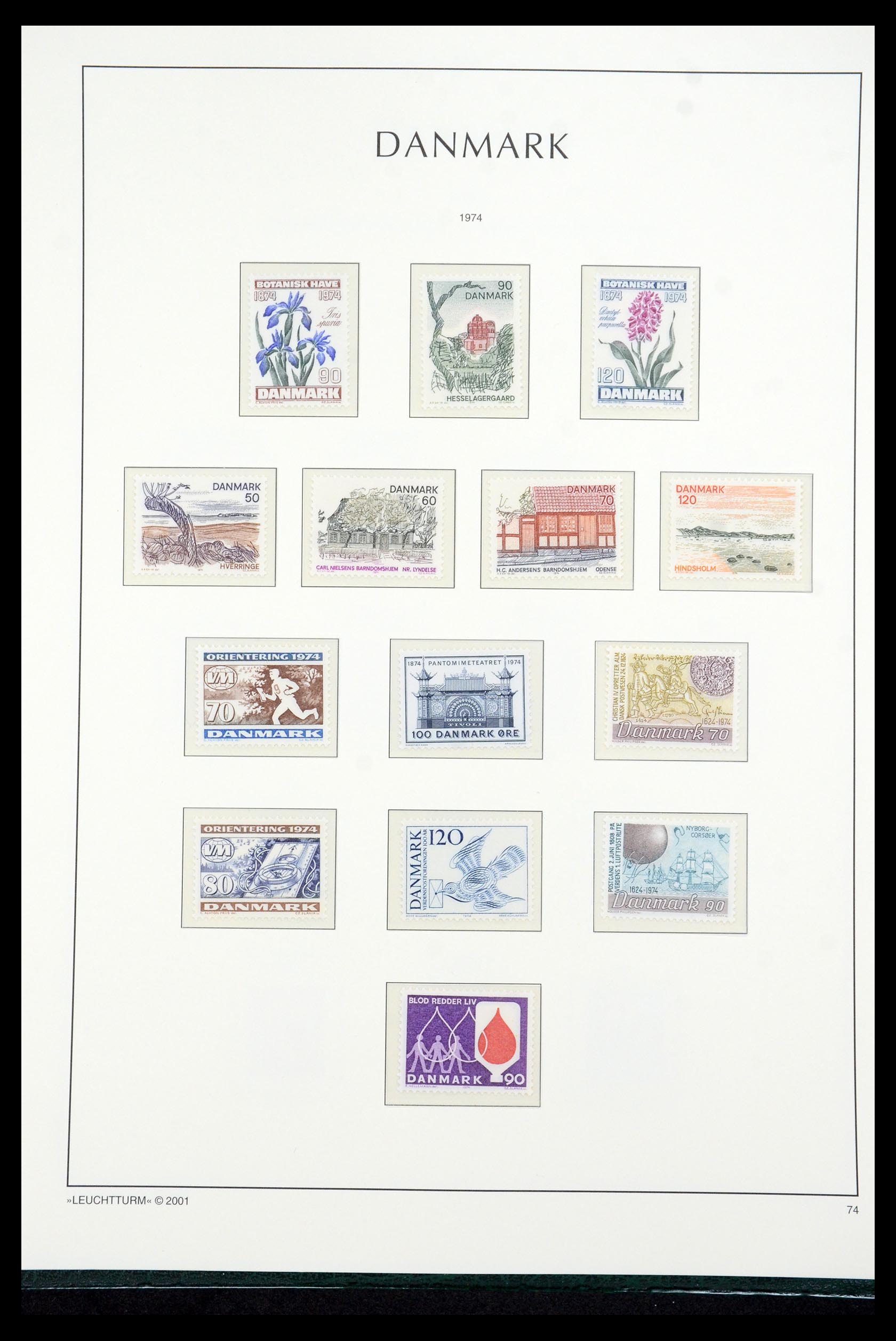 35655 052 - Postzegelverzameling 35655 Denemarken 1855-2017!