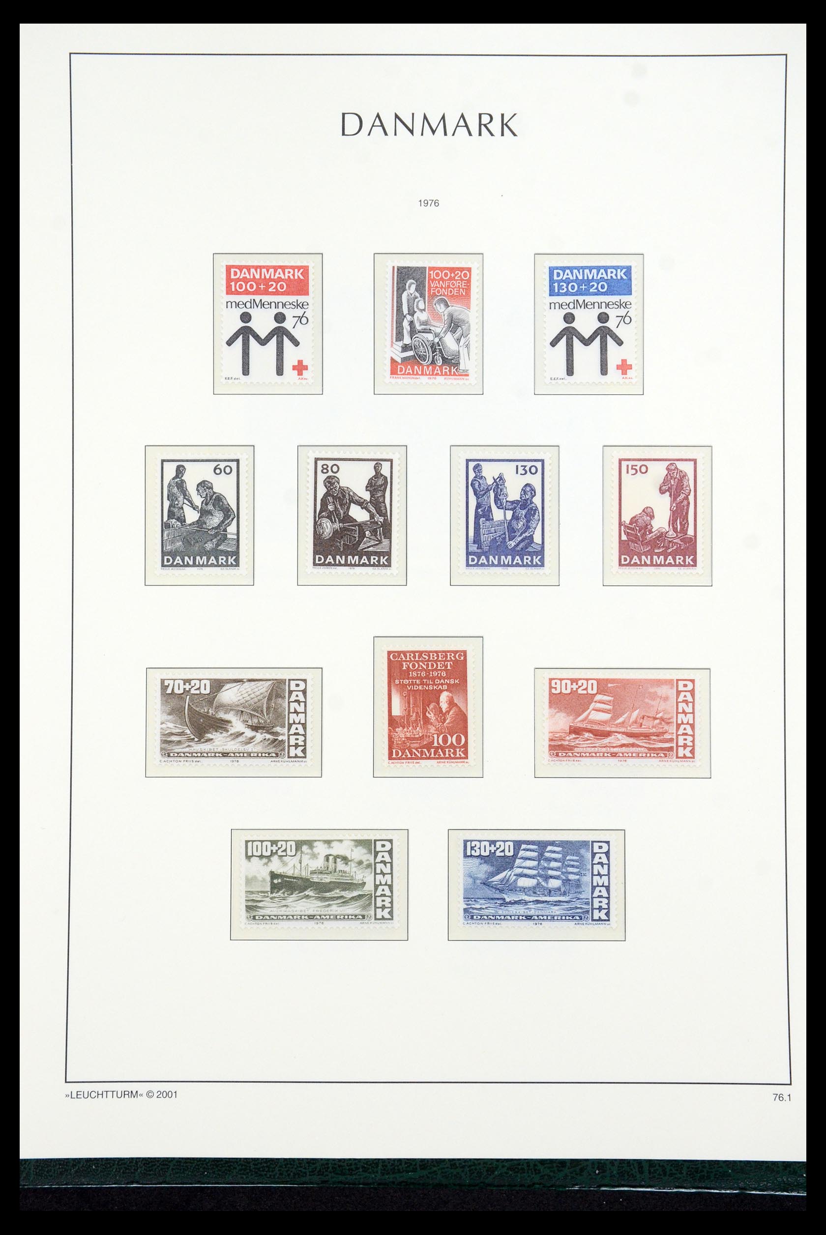 35655 058 - Postzegelverzameling 35655 Denemarken 1855-2017!