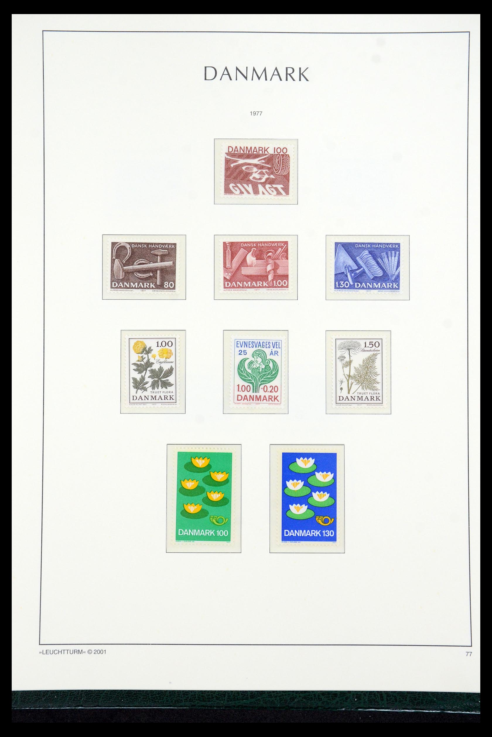 35655 060 - Postzegelverzameling 35655 Denemarken 1855-2017!