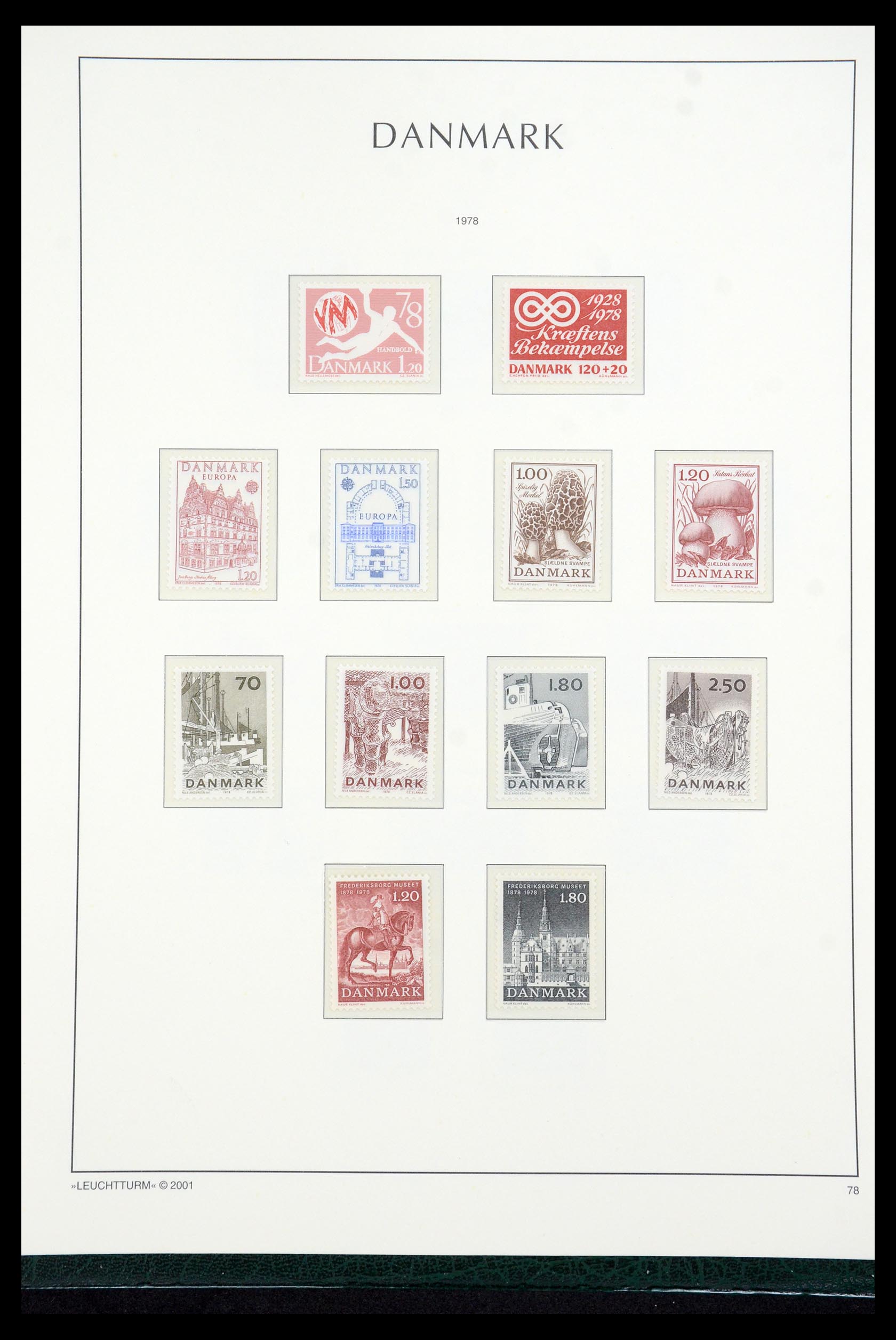 35655 062 - Postzegelverzameling 35655 Denemarken 1855-2017!