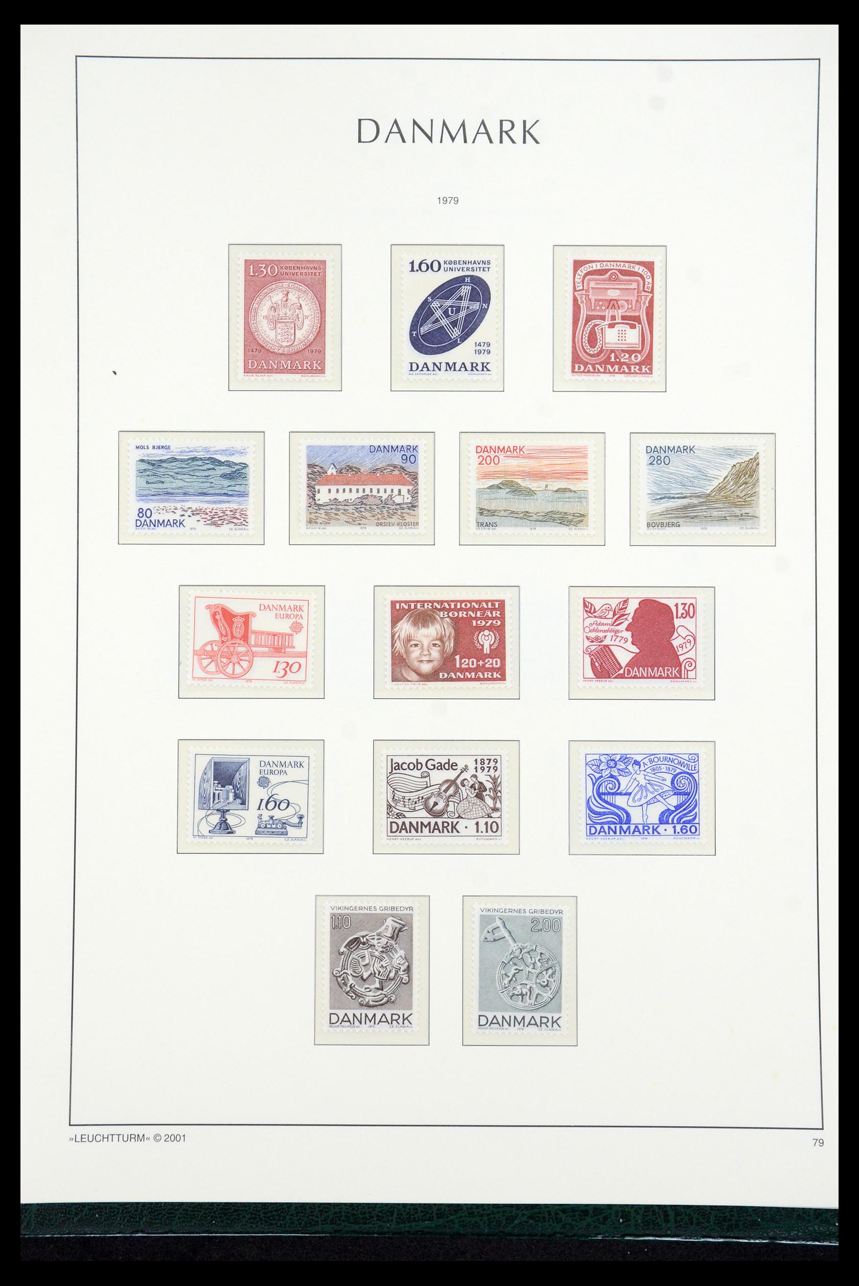 35655 063 - Postzegelverzameling 35655 Denemarken 1855-2017!