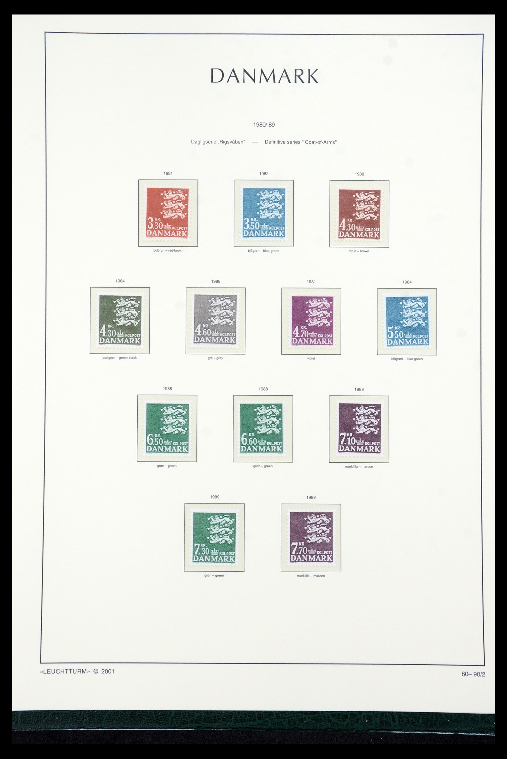 35655 065 - Postzegelverzameling 35655 Denemarken 1855-2017!