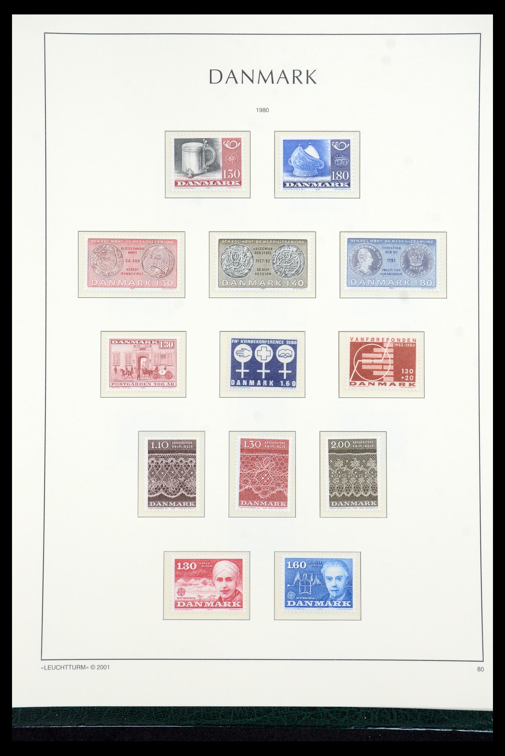 35655 067 - Postzegelverzameling 35655 Denemarken 1855-2017!