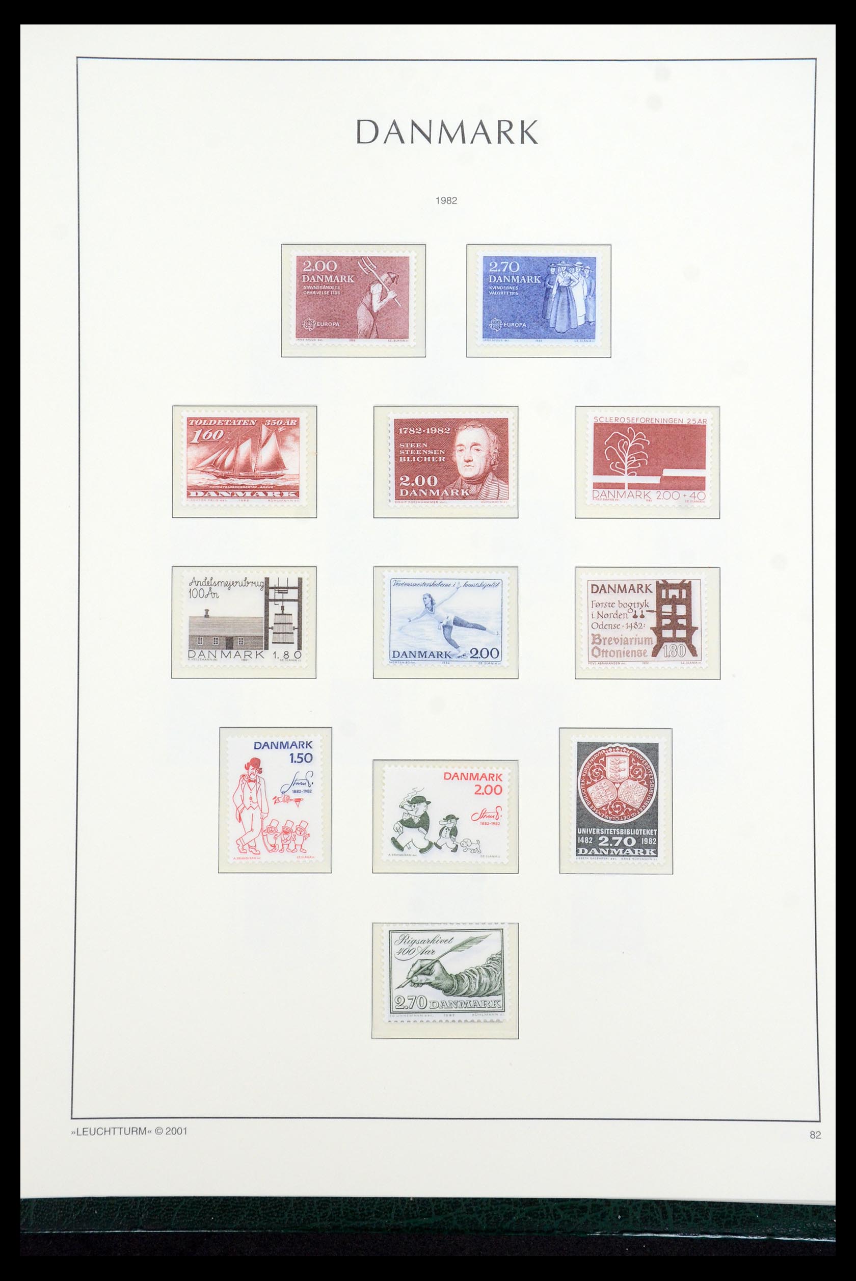 35655 070 - Postzegelverzameling 35655 Denemarken 1855-2017!