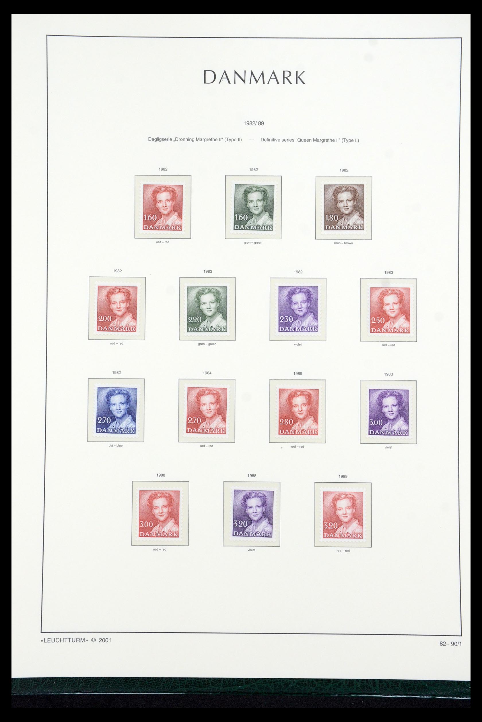 35655 071 - Postzegelverzameling 35655 Denemarken 1855-2017!